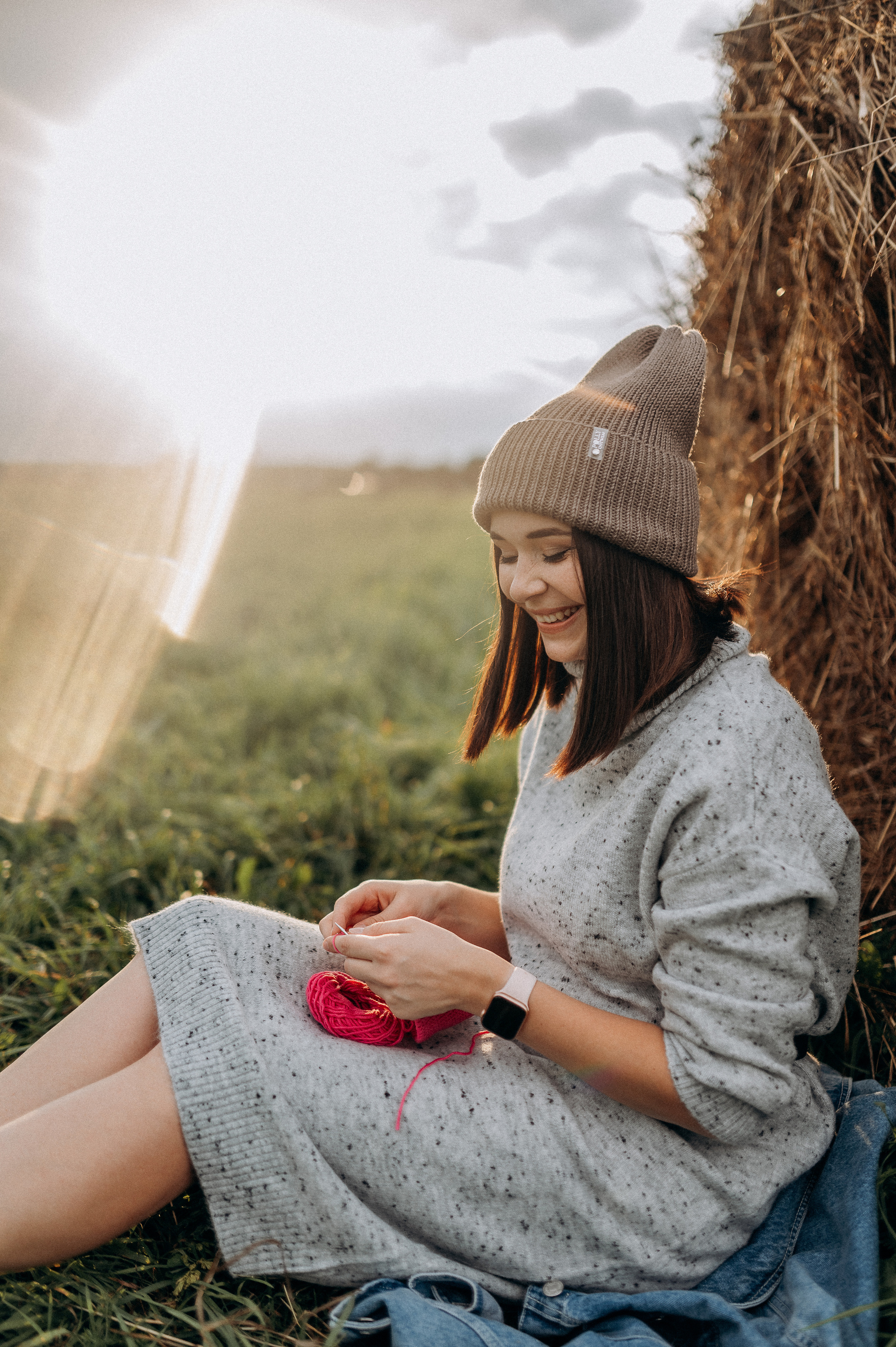 Контент-фотосессия, Полина, вязание. Фотограф ПИТЕР СПБ Надежда Баранова