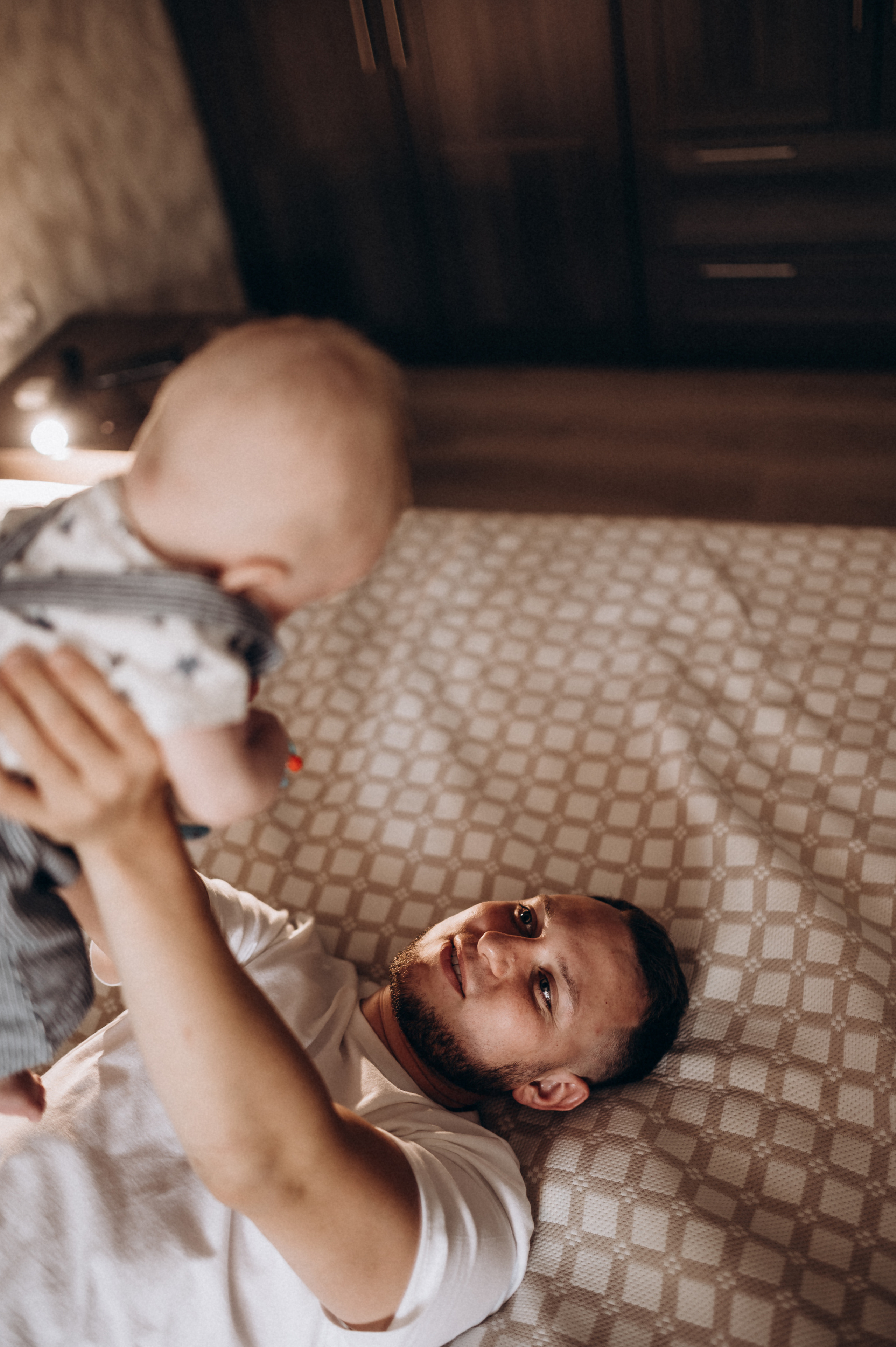 Катюша с семьей, домашняя фотосессия. Фотограф ПИТЕР СПБ Надежда Баранова