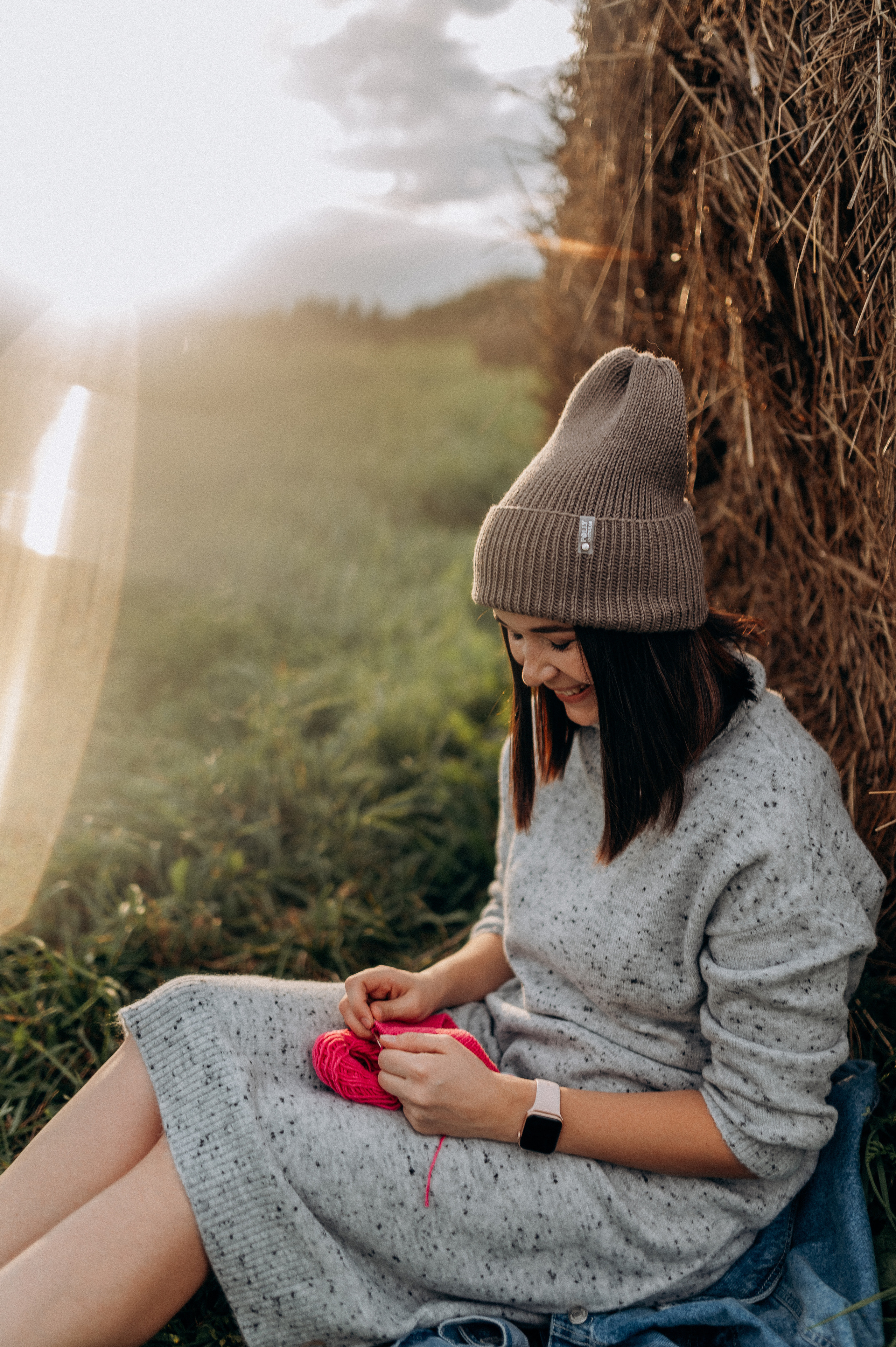 Контент-фотосессия, Полина, вязание. Фотограф ПИТЕР СПБ Надежда Баранова