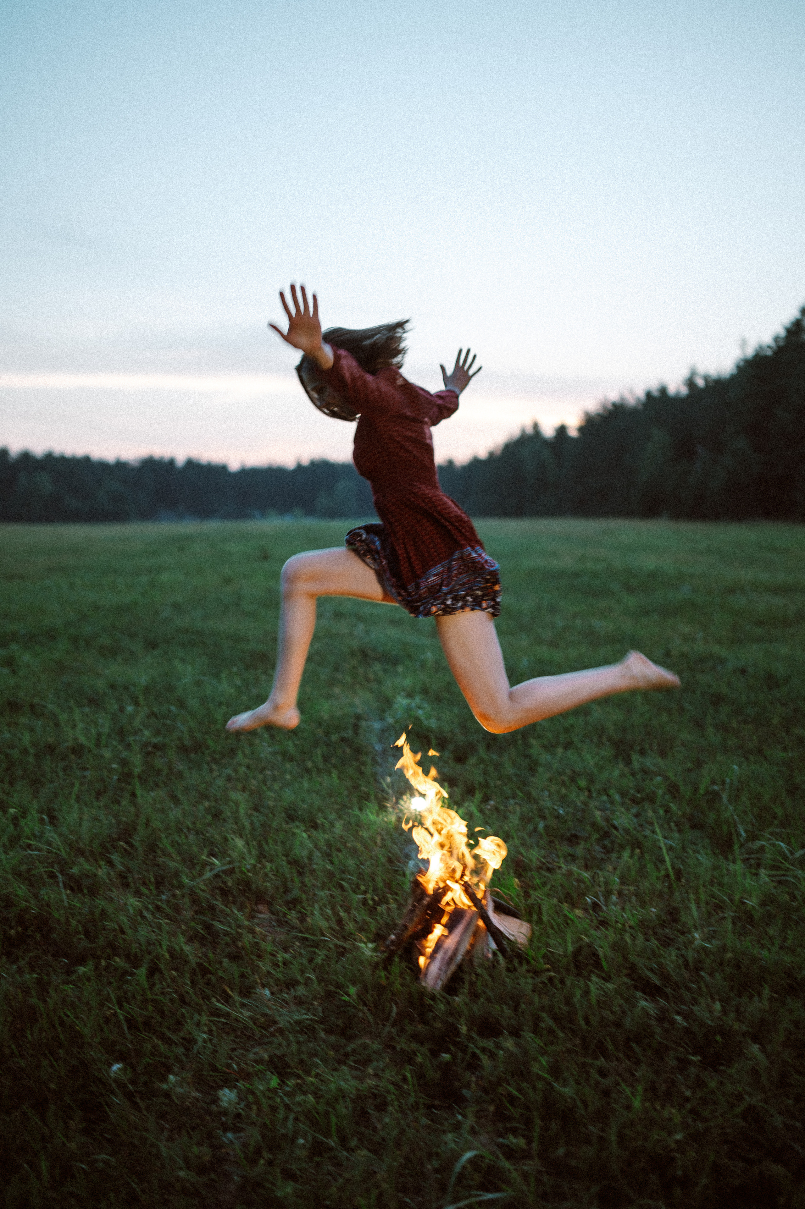 Фотосессия с огнем, Лина. Фотограф ПИТЕР СПБ Надежда Баранова