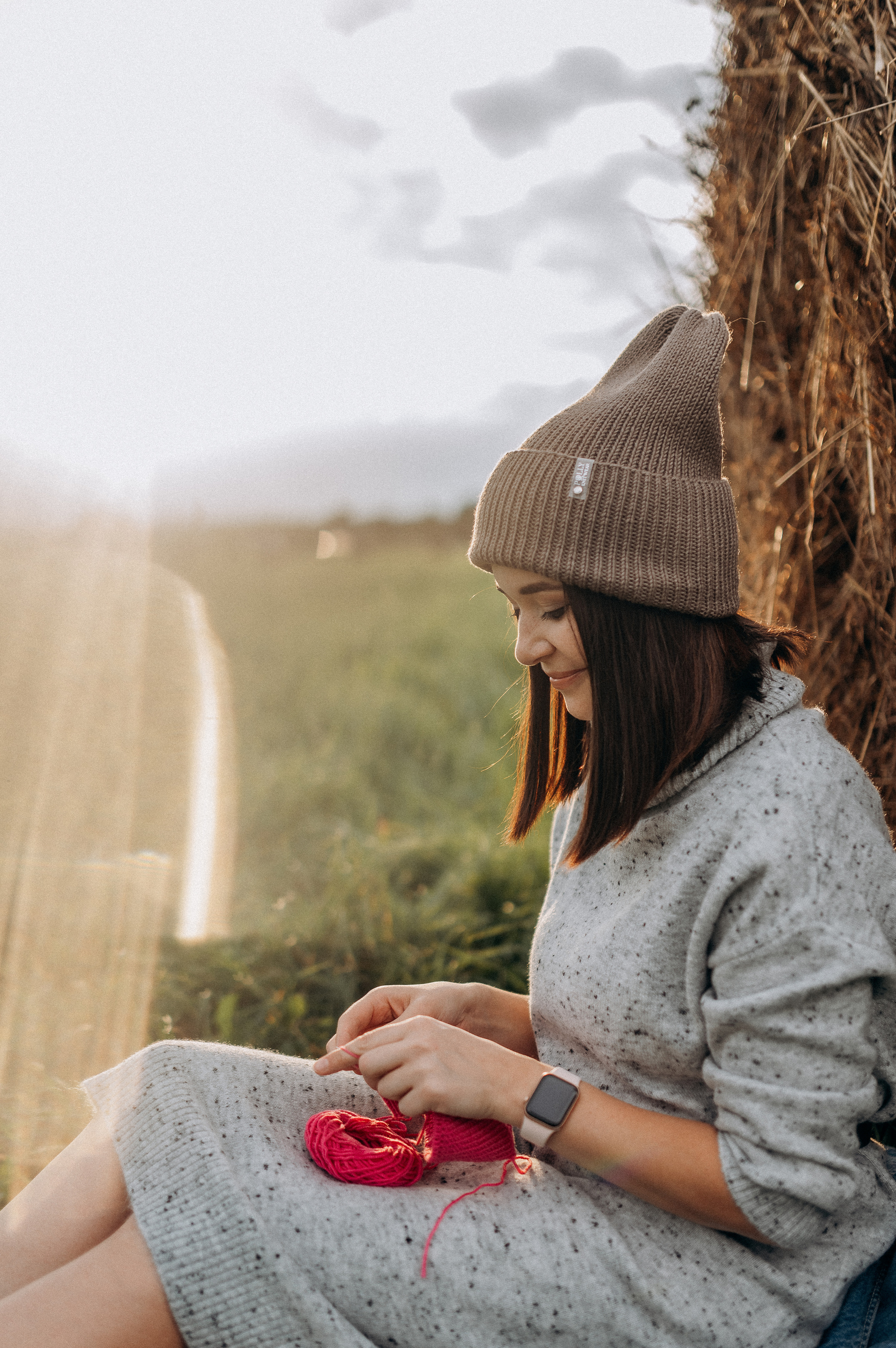 Контент-фотосессия, Полина, вязание. Фотограф ПИТЕР СПБ Надежда Баранова