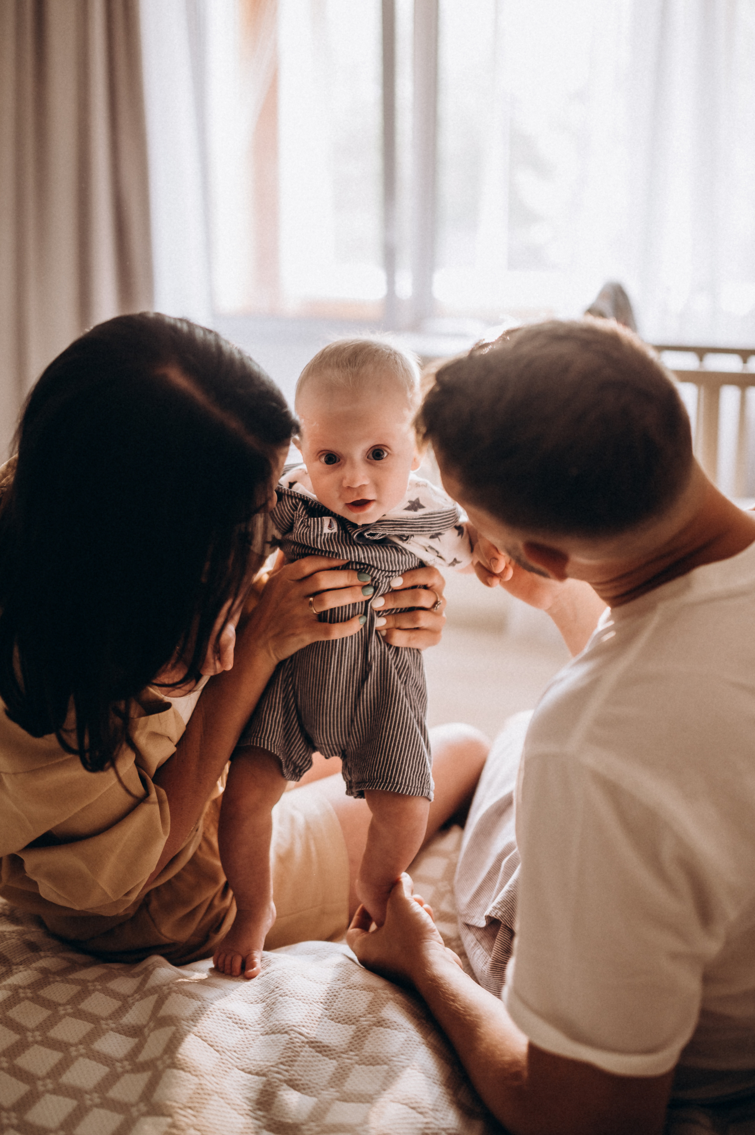 Катюша с семьей, домашняя фотосессия. Фотограф ПИТЕР СПБ Надежда Баранова