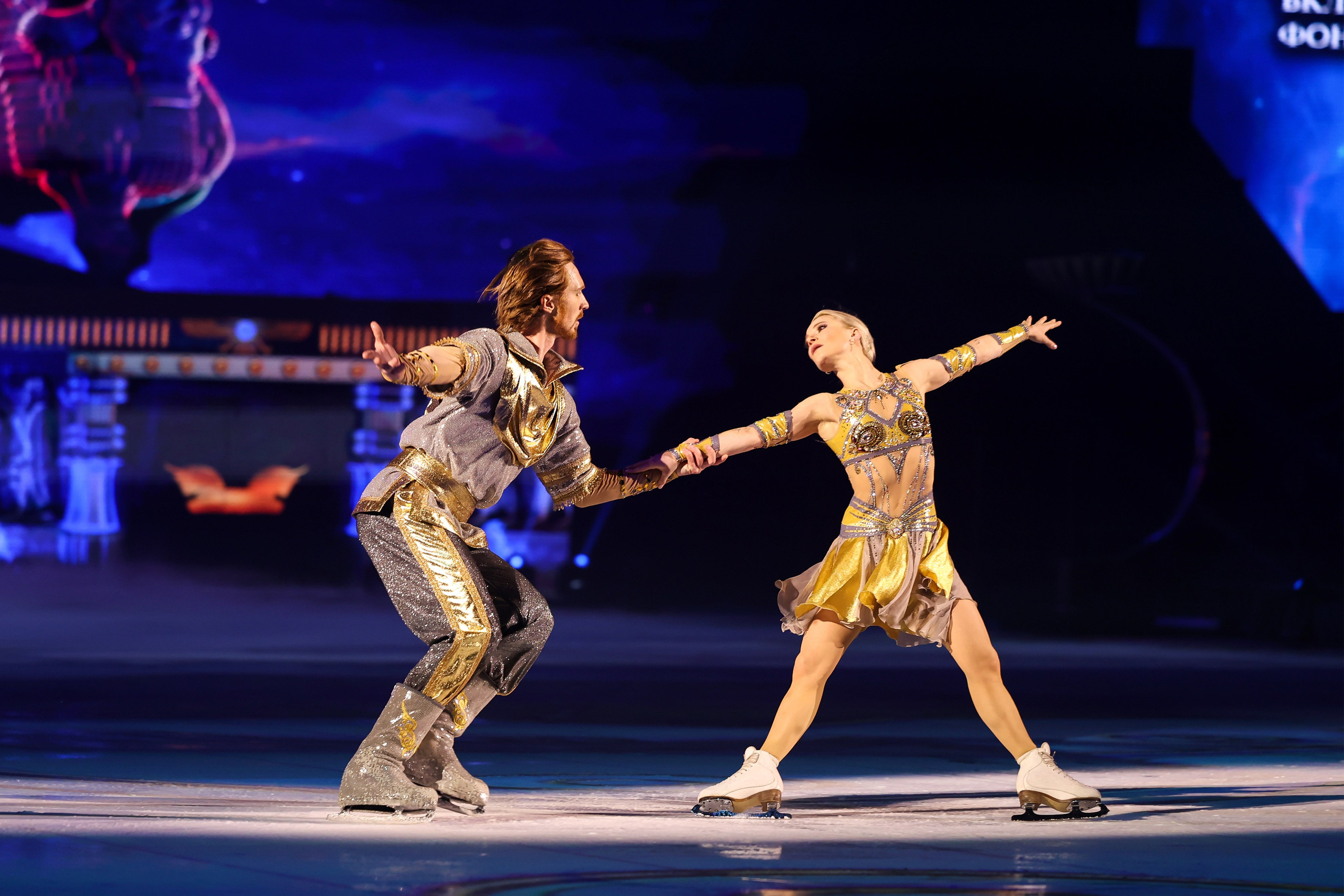 «История любви Шахеризады» шоу на льду 03.01.2024. Спортивный и репортажный фотограф Антон Тереханов
