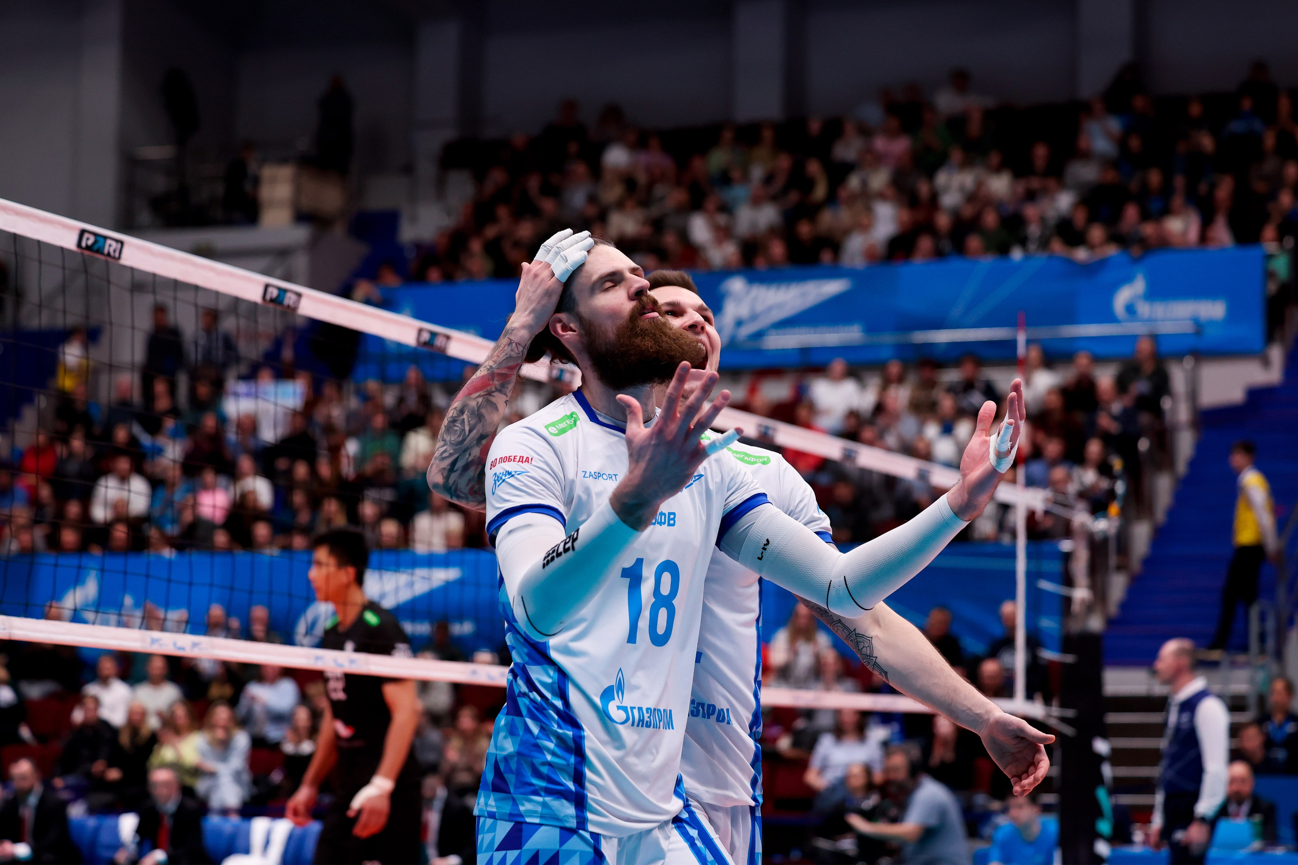 ВК Зенит — ВК Белогорье 08.04.2025. Спортивный и репортажный фотограф Антон Тереханов