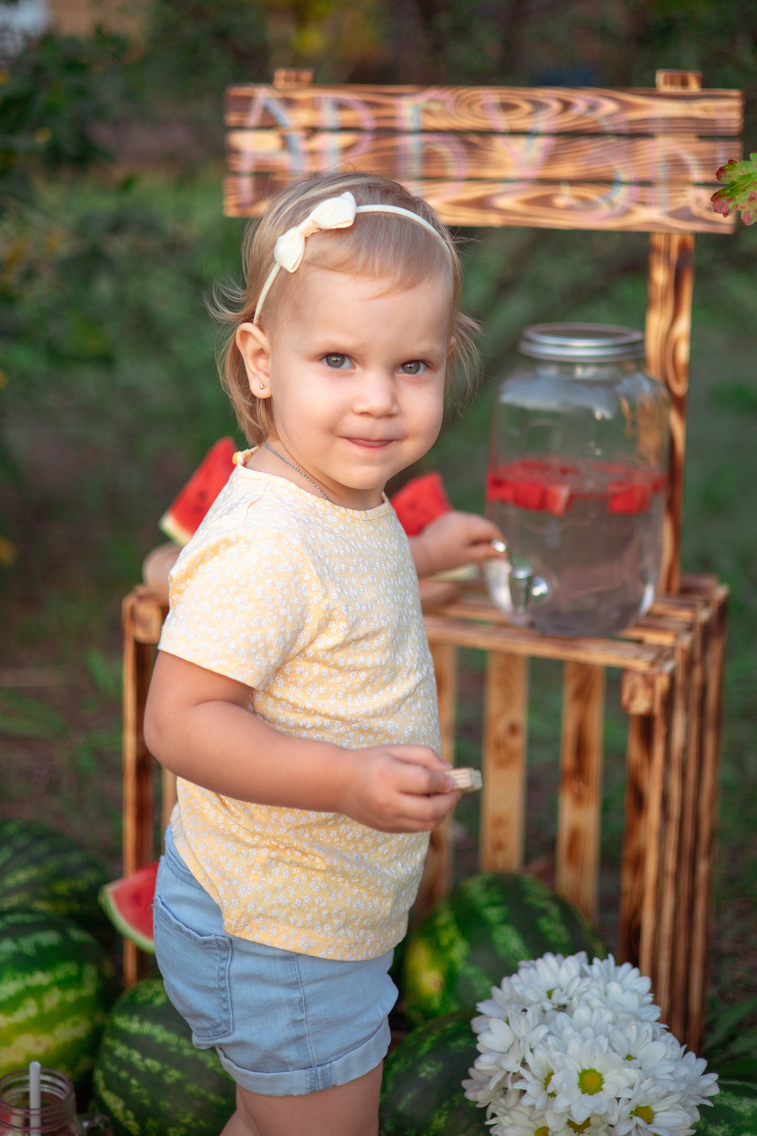 Полина и Даня арбузы. Семейный и детский фотограф в Михайловке Татьяна Лестьева