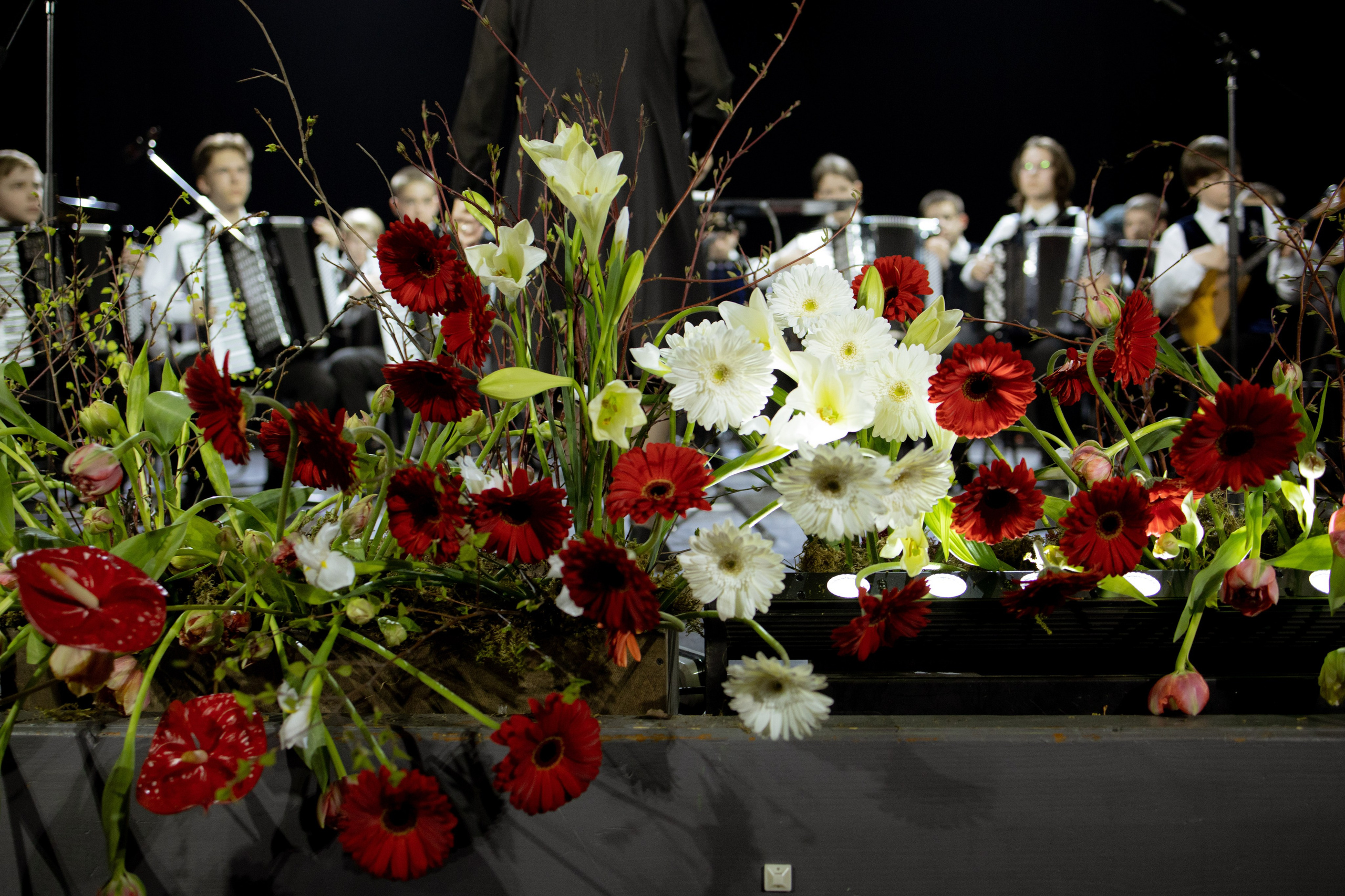 Оформление Отчетного концерта Музыкальной школы Глазунова. Оформление свадеб, декор свадеб Вера Маркова, Москва