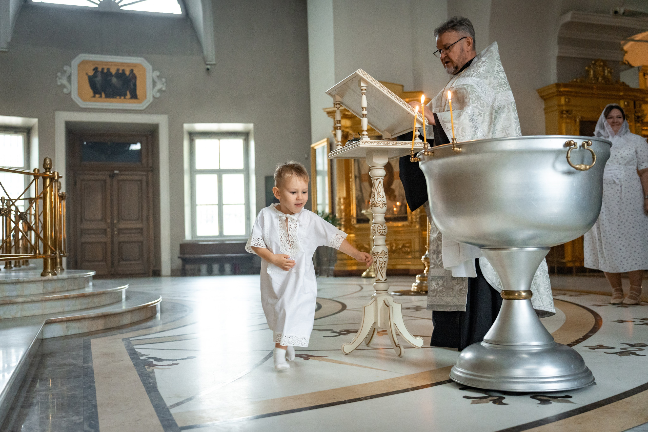 Таинство Крещения (репортажная съемка). Moscow_CPC
