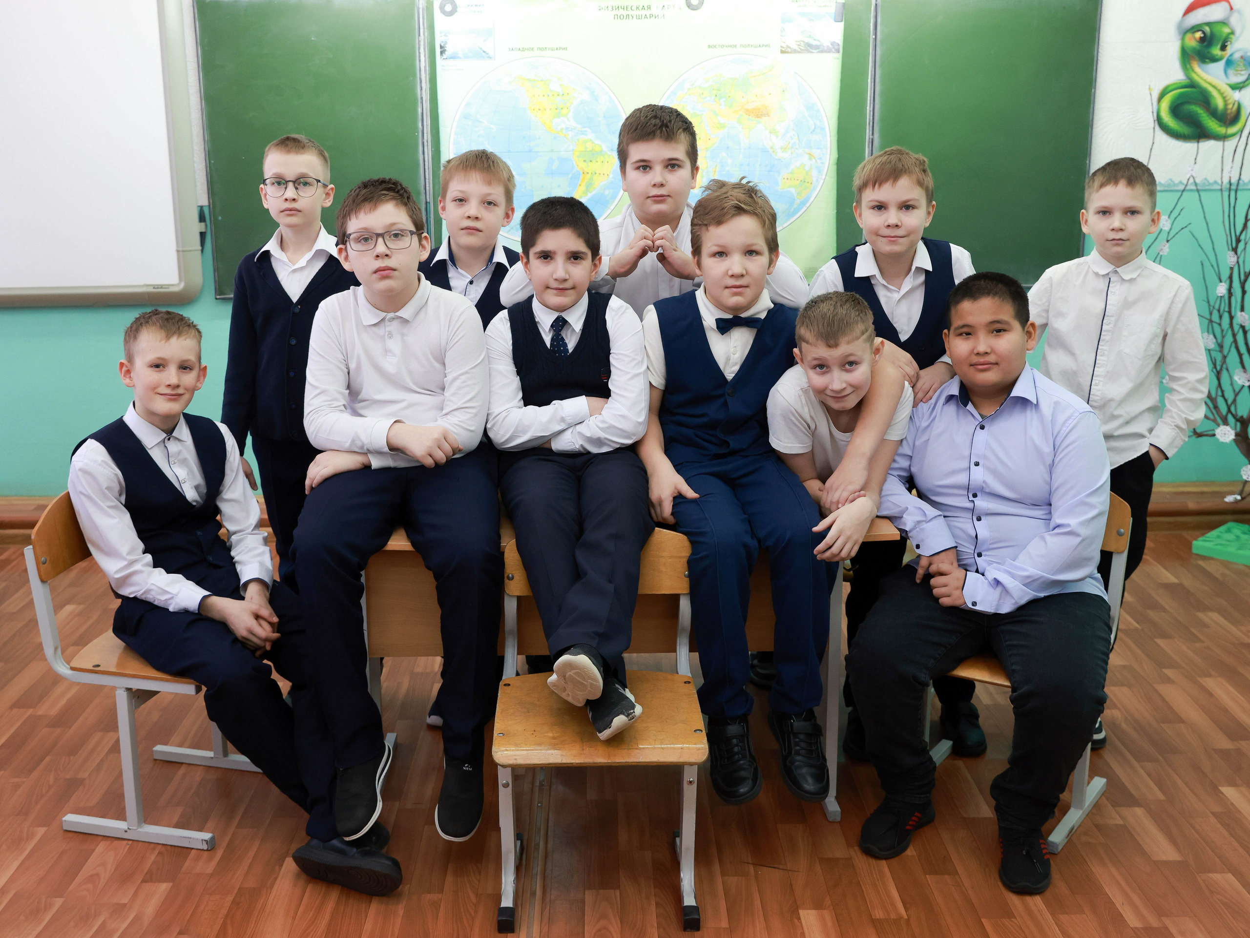 Школьники. Мультифотограф Динара Ахмедзянова