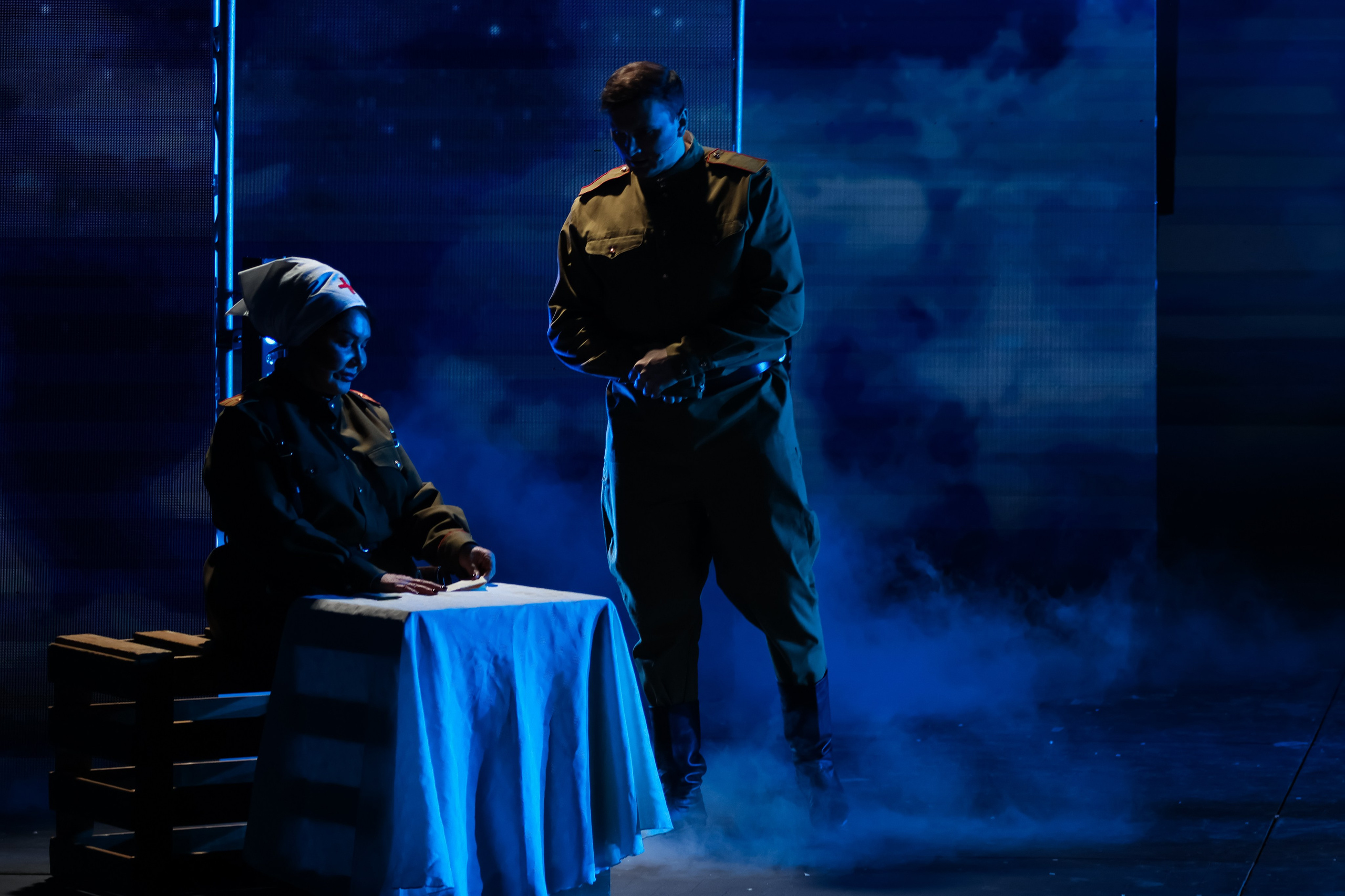 Василий Теркин, театр «Русская песня». Фотограф Ольга Махалова — Санкт-Петербург, Москва, Нижний Новгород