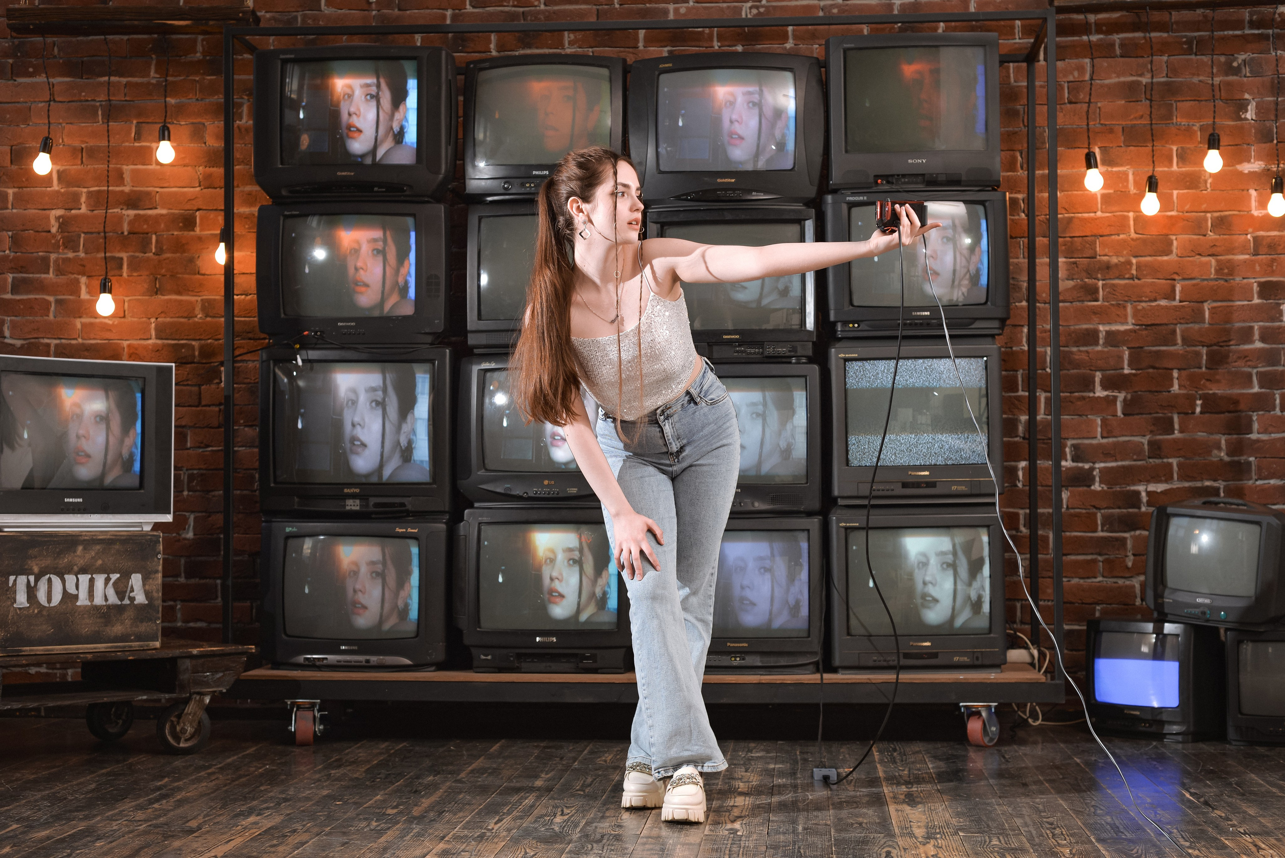 Вика, локация с телеками. Семейный и свадебный фотограф Галина Абакумова, фотосессии в Белгороде