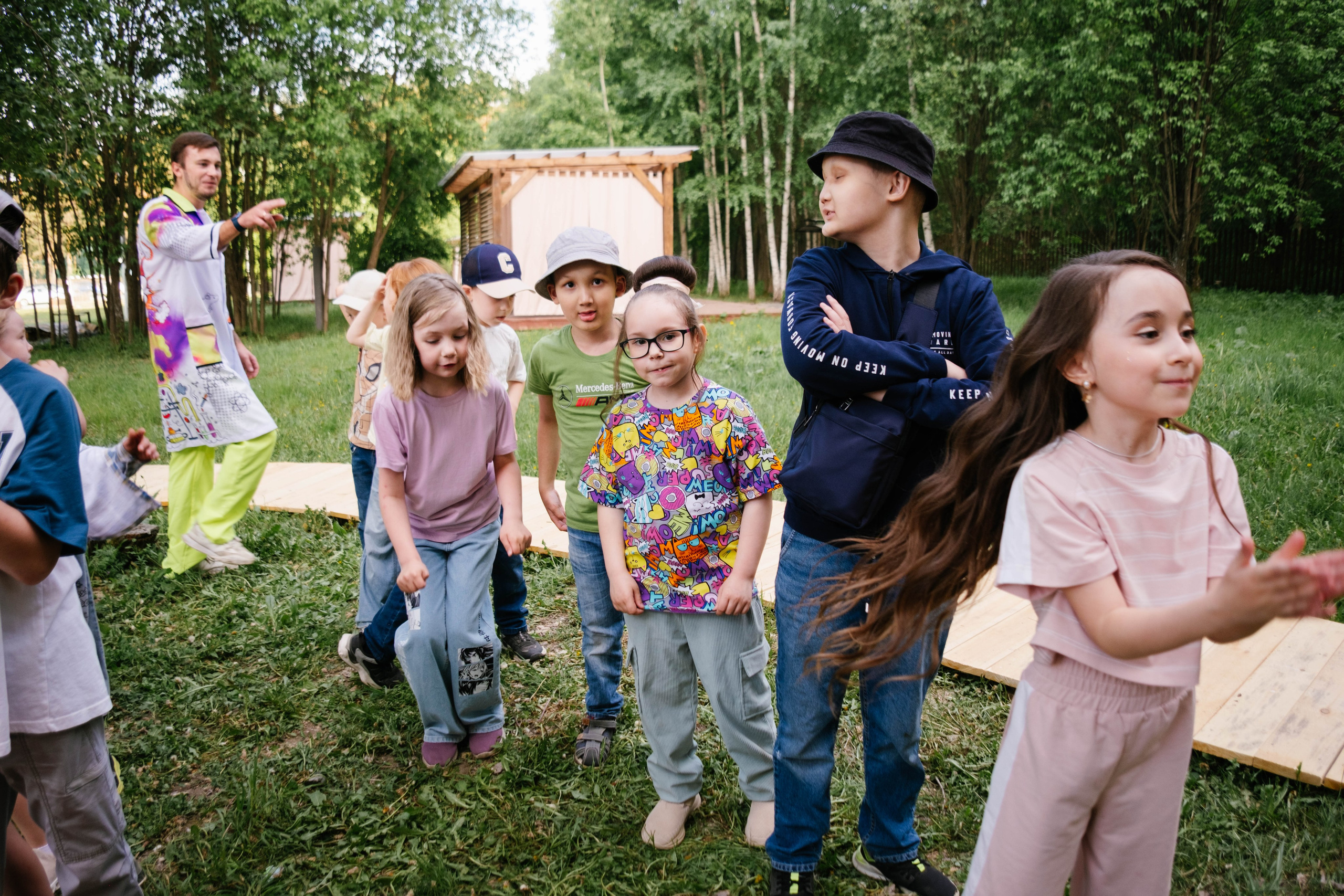 Дети и аниматор. Портретный фотограф Правда Анастасия, Екатеринбург