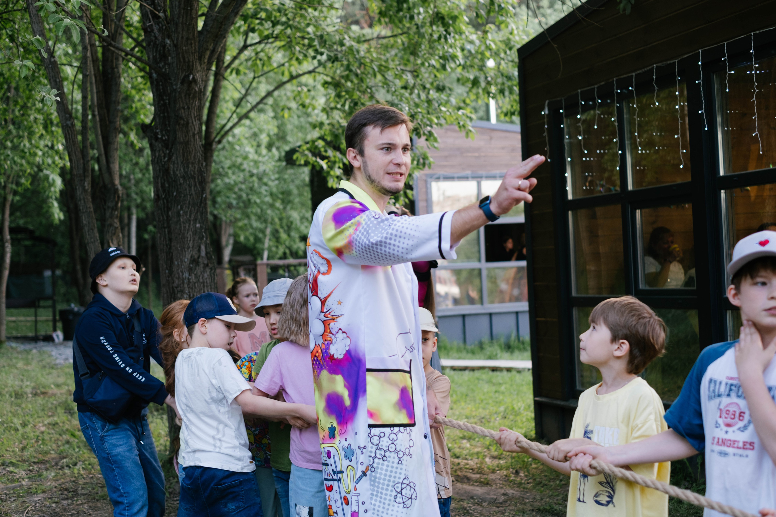 Дети и аниматор. Портретный фотограф Правда Анастасия, Екатеринбург