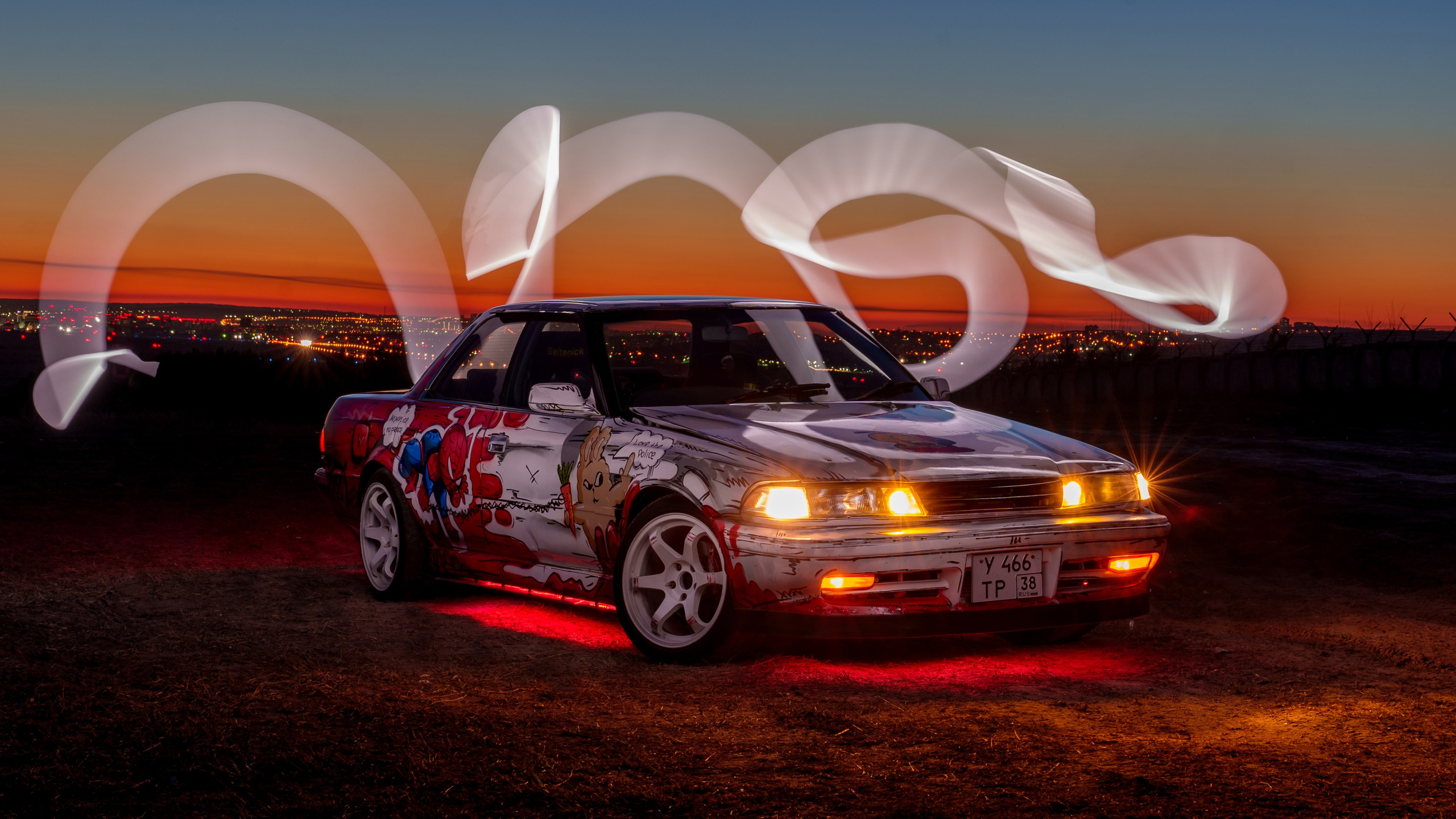 Toyota Mark II (GX 81). Фотограф, видеограф и пилот дрона на Байкале