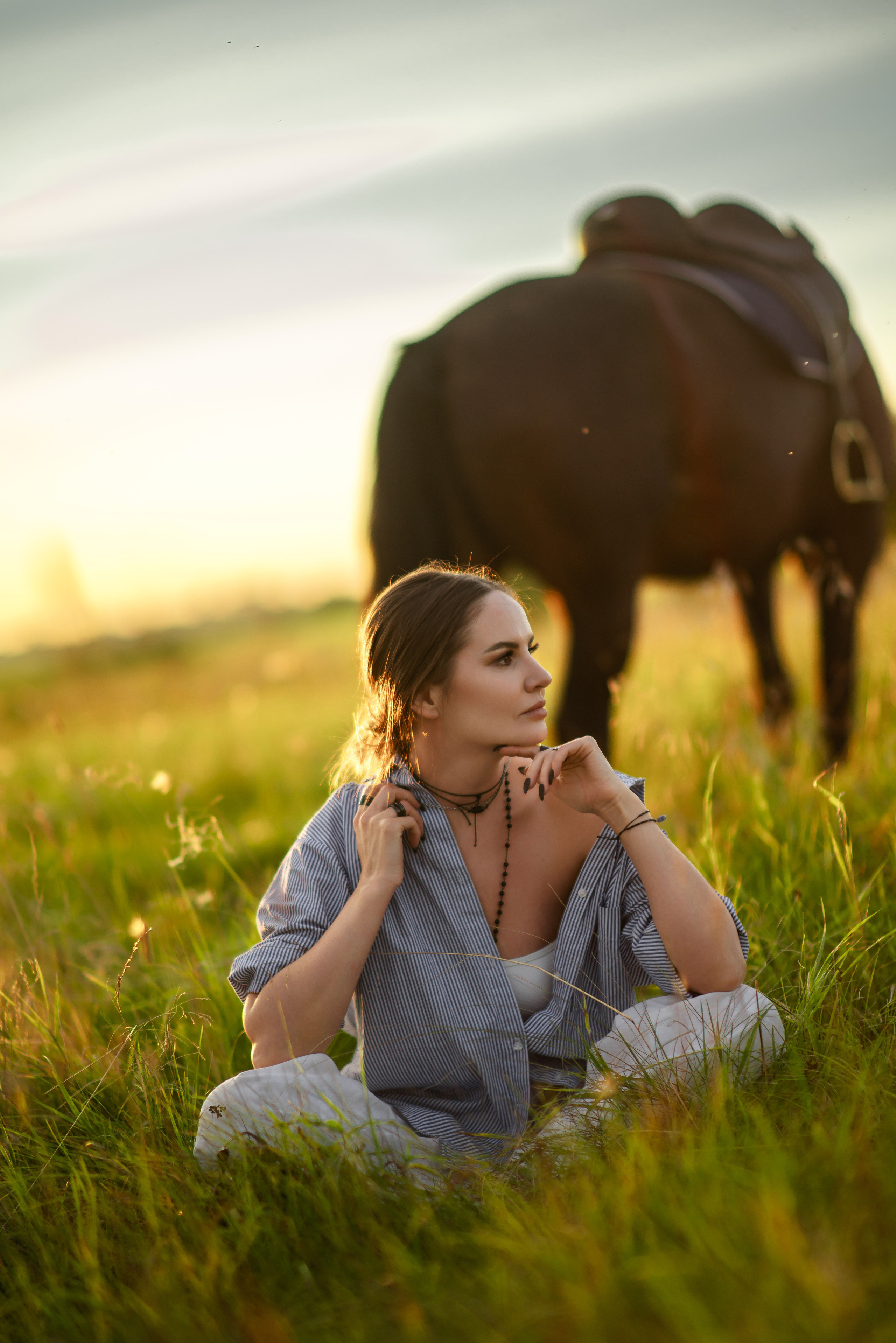 Фотопрогулка на лошади. Семейный и детский фотограф в Екатеринбурге и НевьянскеТимурова Алина
