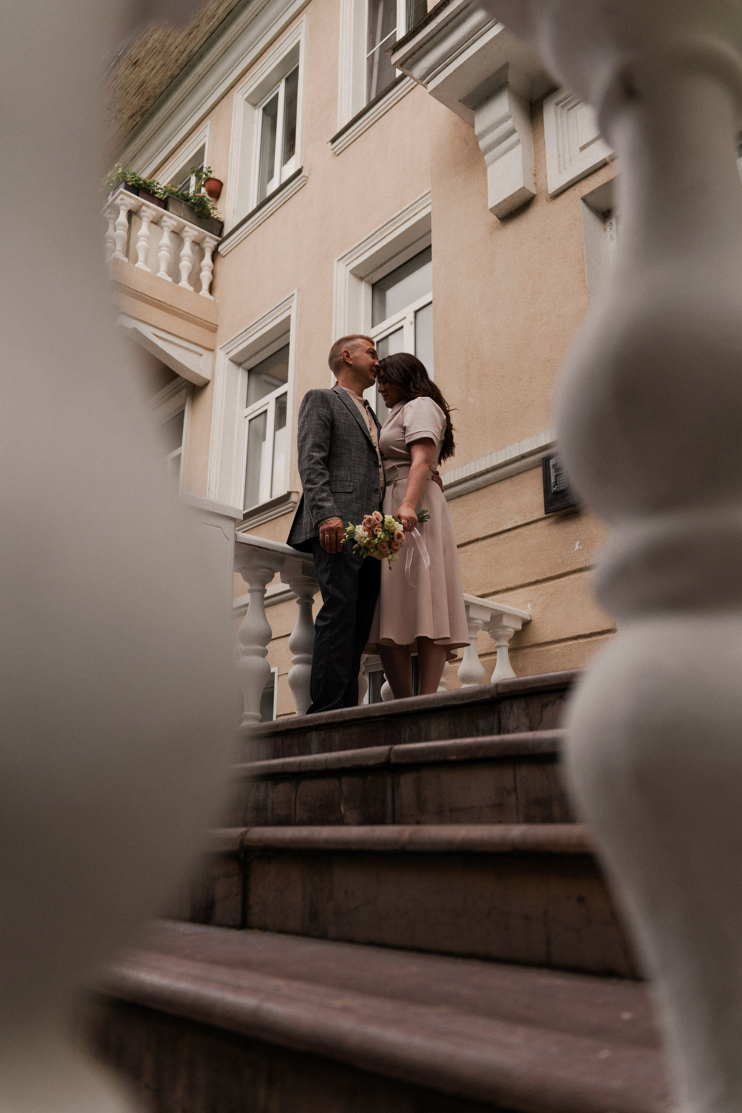 Съемка на улице после росписи