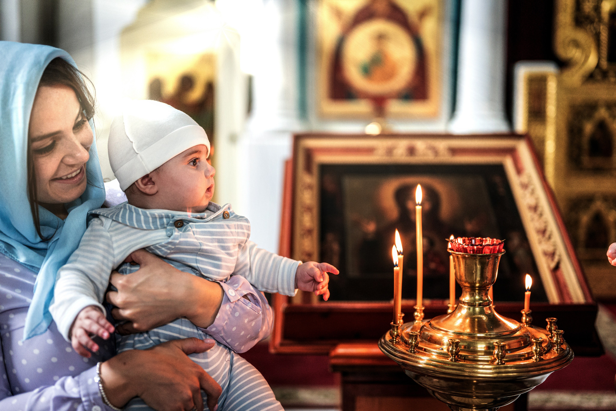 Крещение Анна. Семейный и детский фотограф Москва