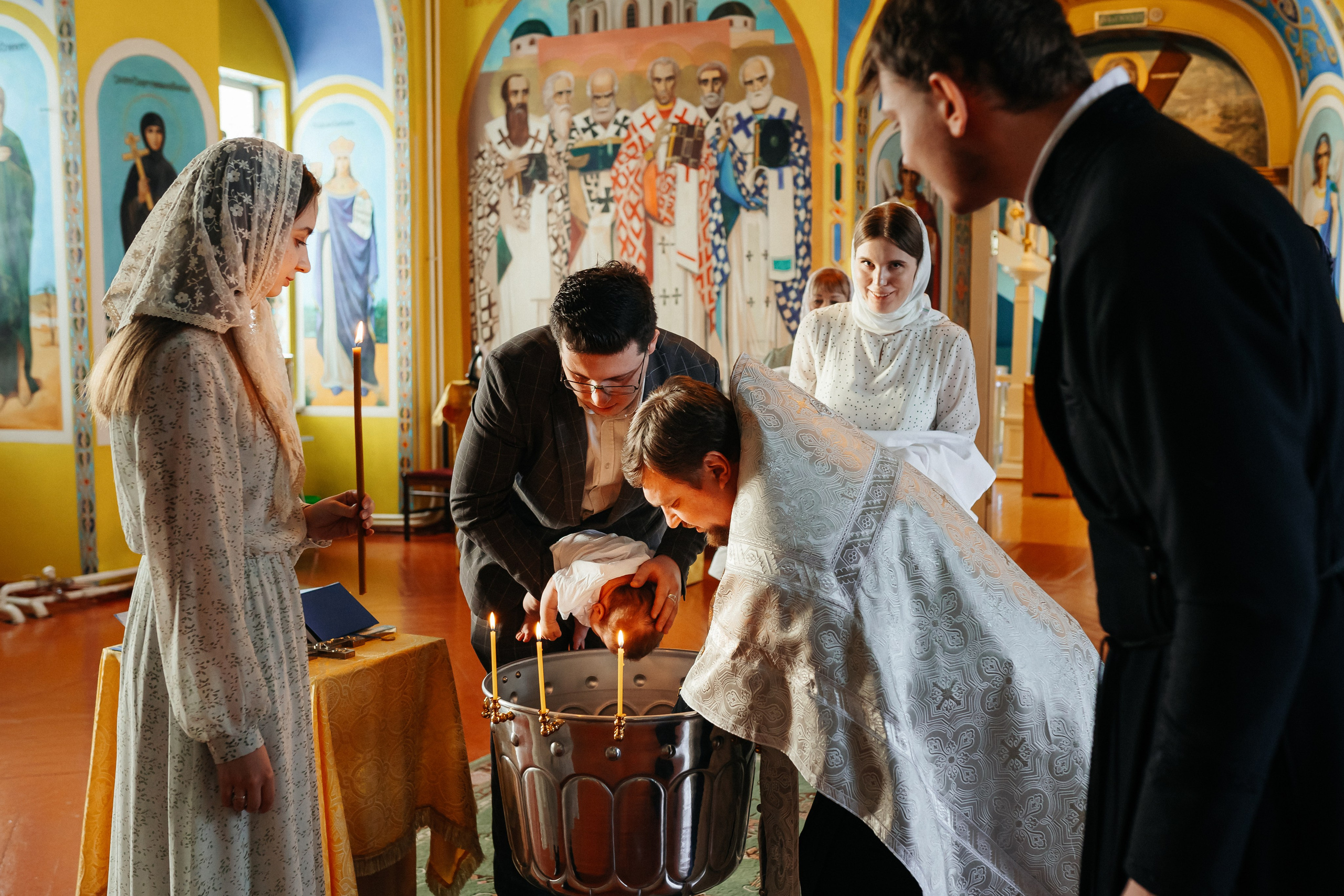 Фотосъемка крещения. Фотограф Ким Наталья в Красноярске