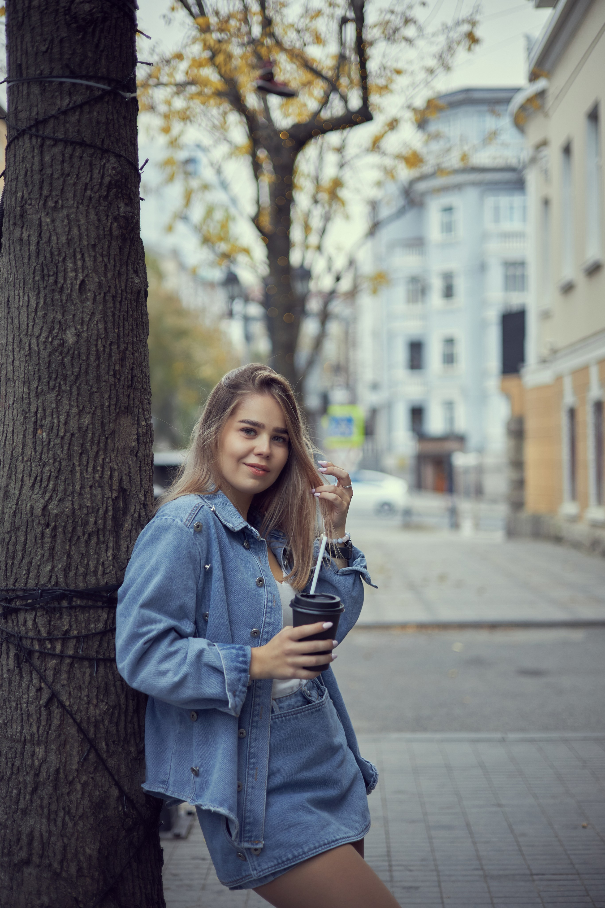 Уличная фотосессия осенью. Фотограф Елена Мосина