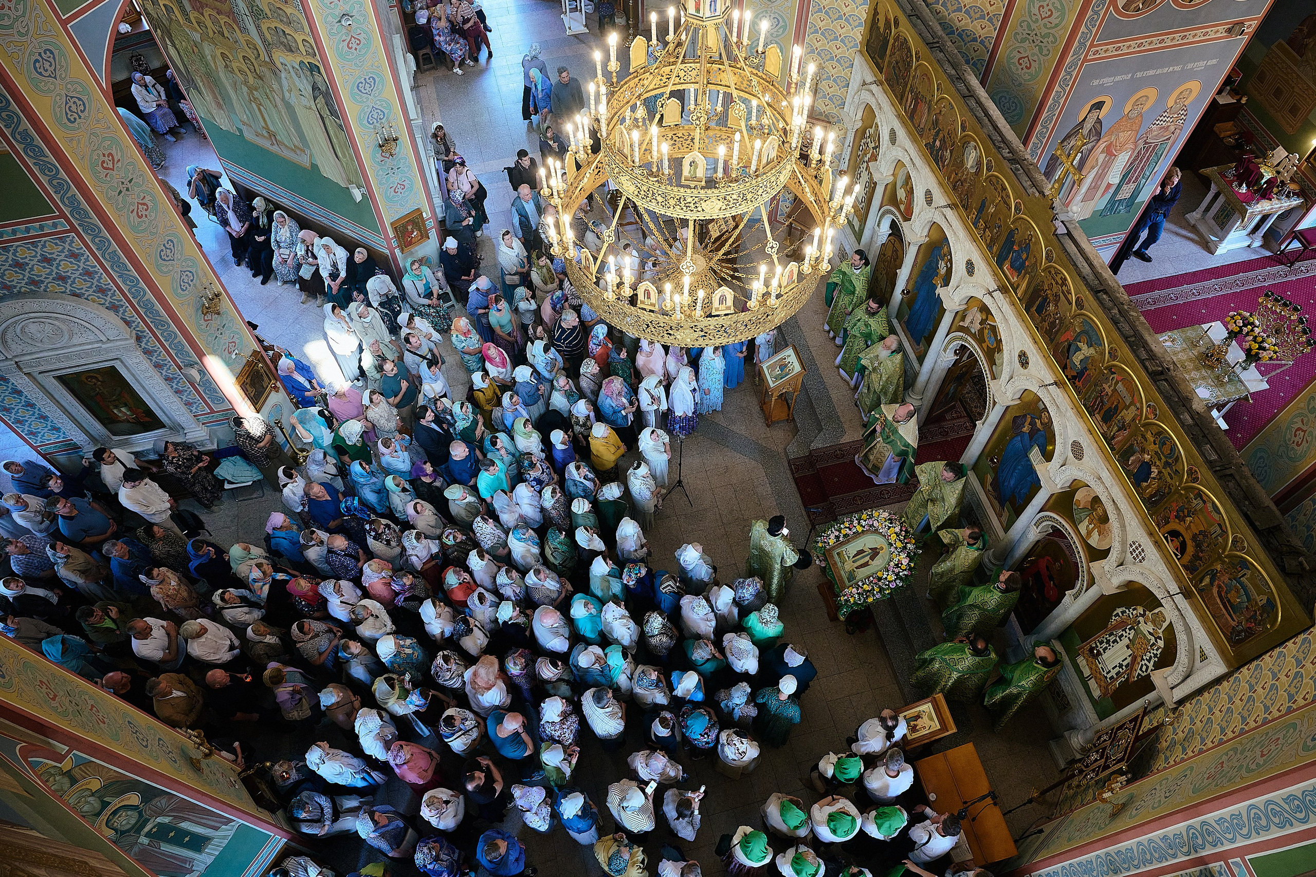Престольный праздник в храме преподобного Сергия Радонежского в Солнцево. Фотограф Елена Думби
