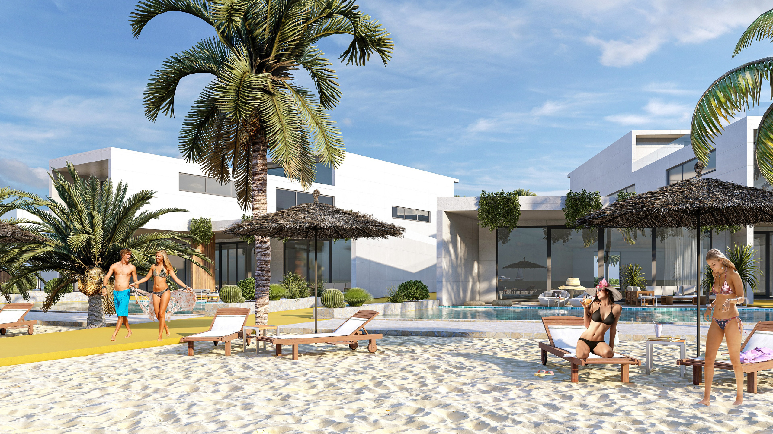 Концепт апарт-отеля в г. Дубай. Архитектурное проектирование