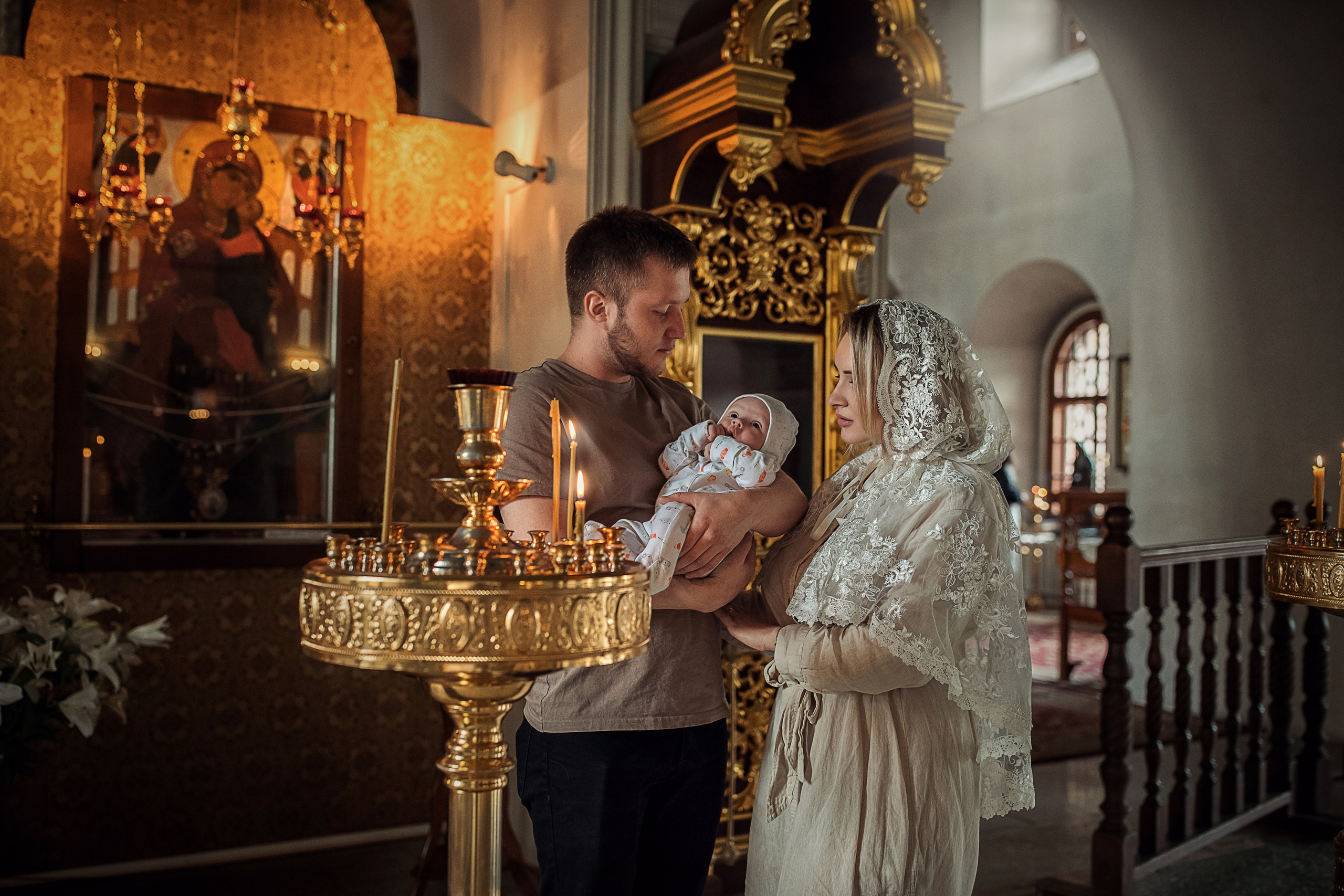 Крещение Даниил. Гипнопсихолог, женский фотограф Ольга Парфентьева (Васанти)