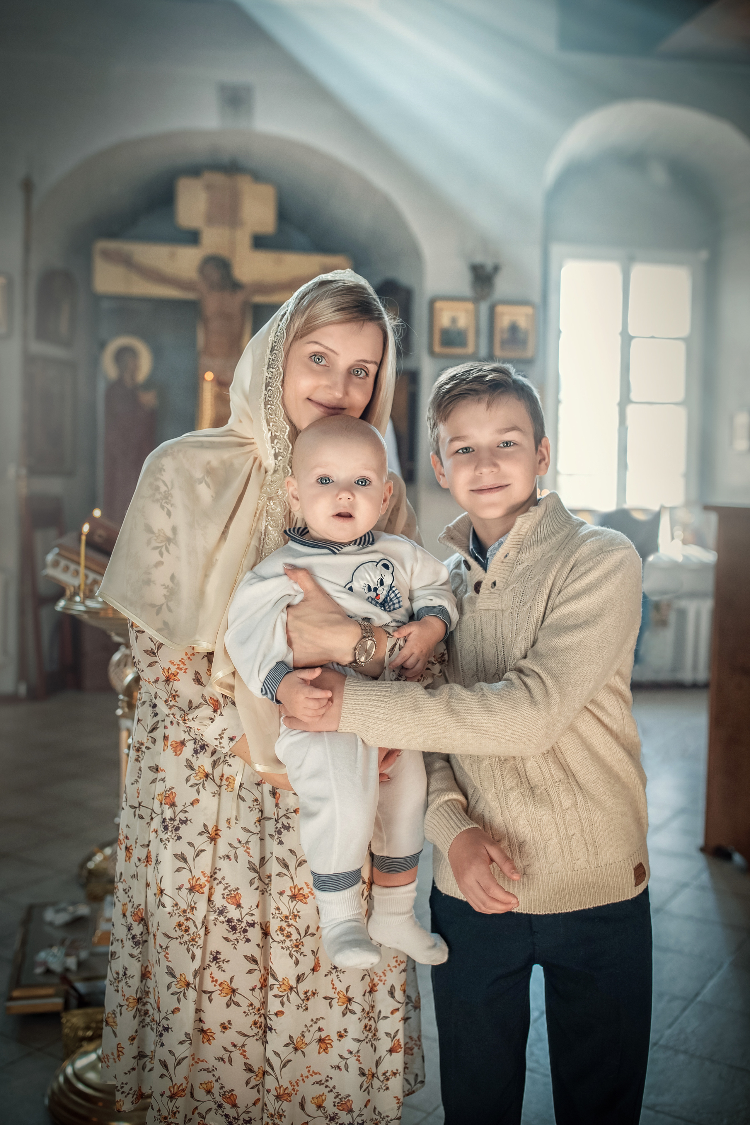 Крещение Даниил. Гипнопсихолог, женский фотограф Ольга Парфентьева (Васанти)