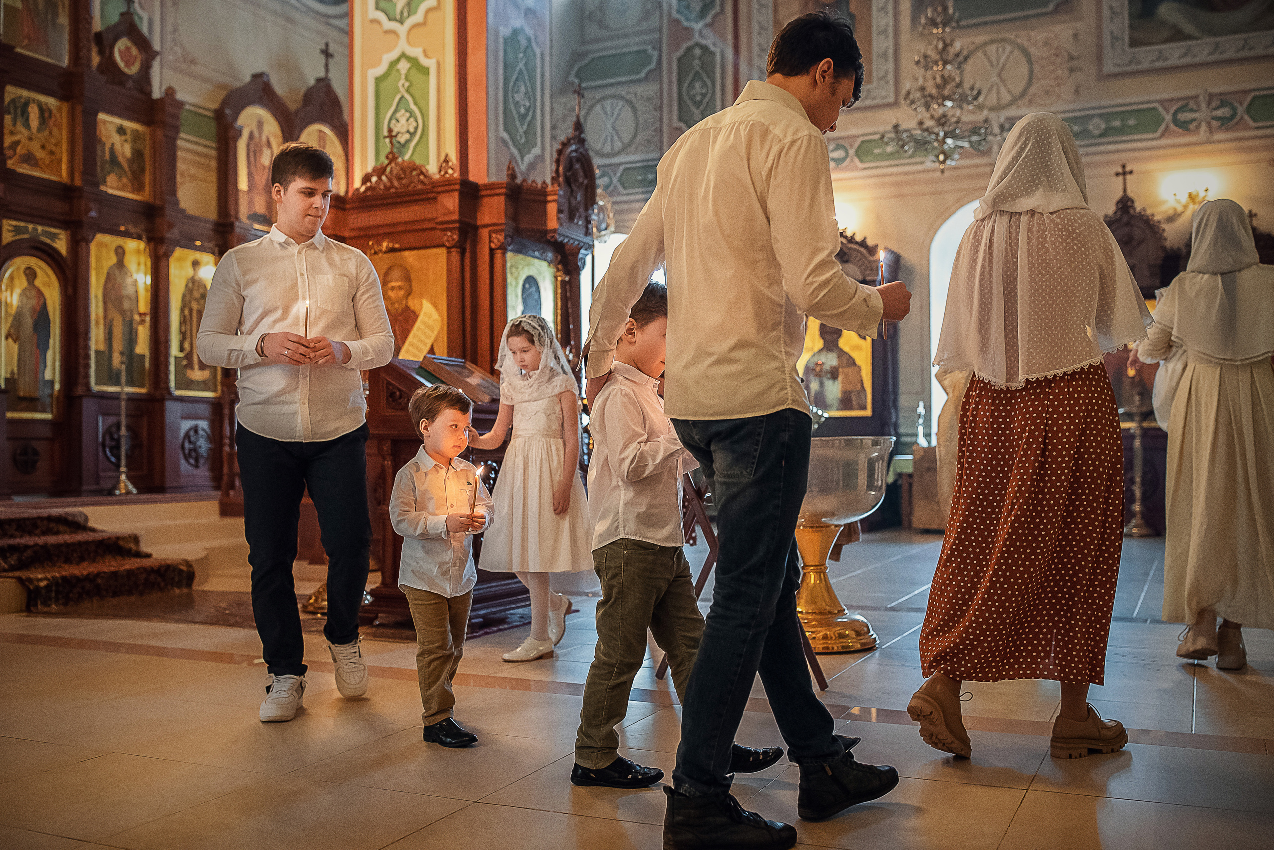 Крещение Серафима. Портретный фотограф, фотограф крещение Москва Ольга Parfoto