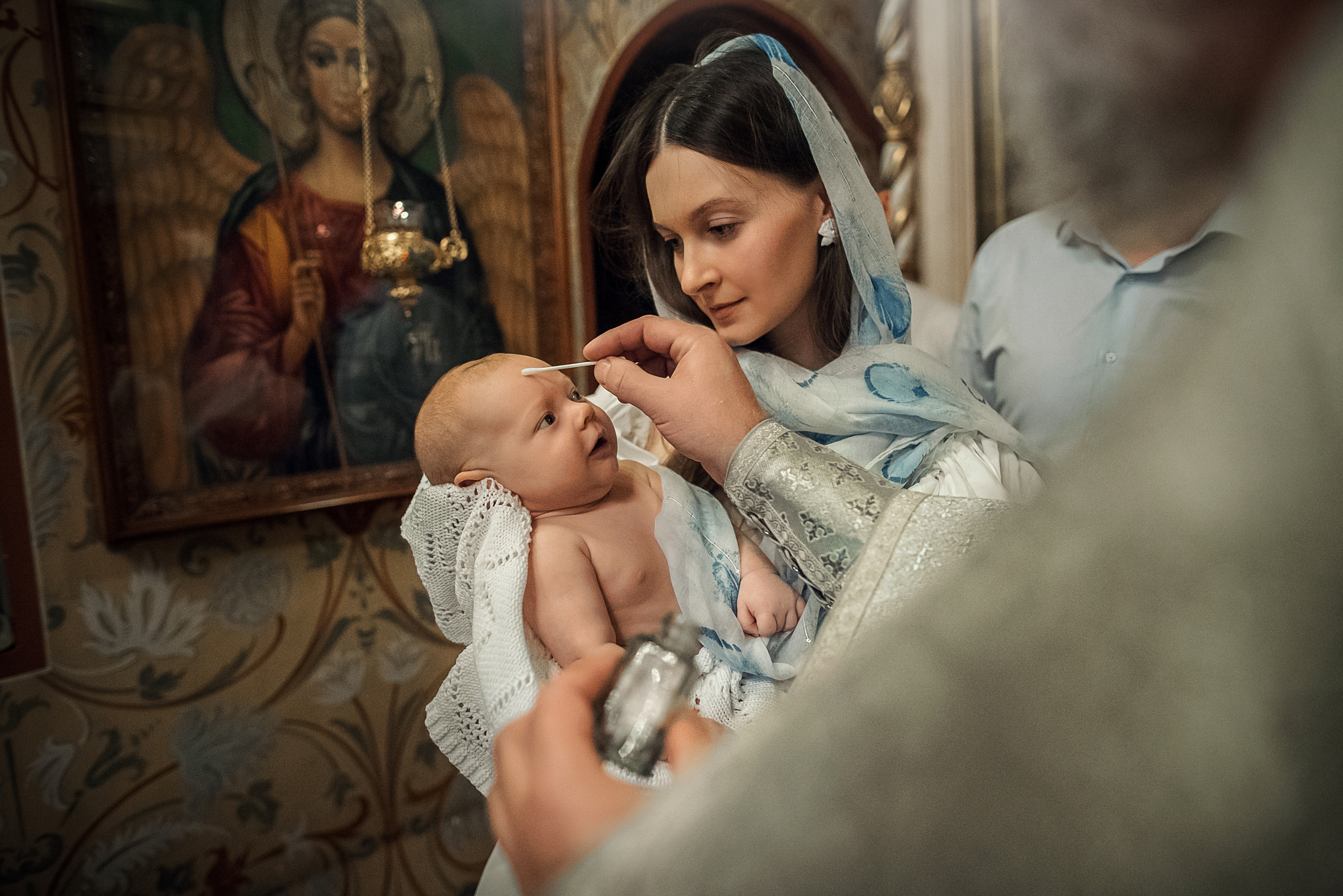 Крещение Лука. Гипнопсихолог, женский фотограф Ольга Парфентьева (Васанти)