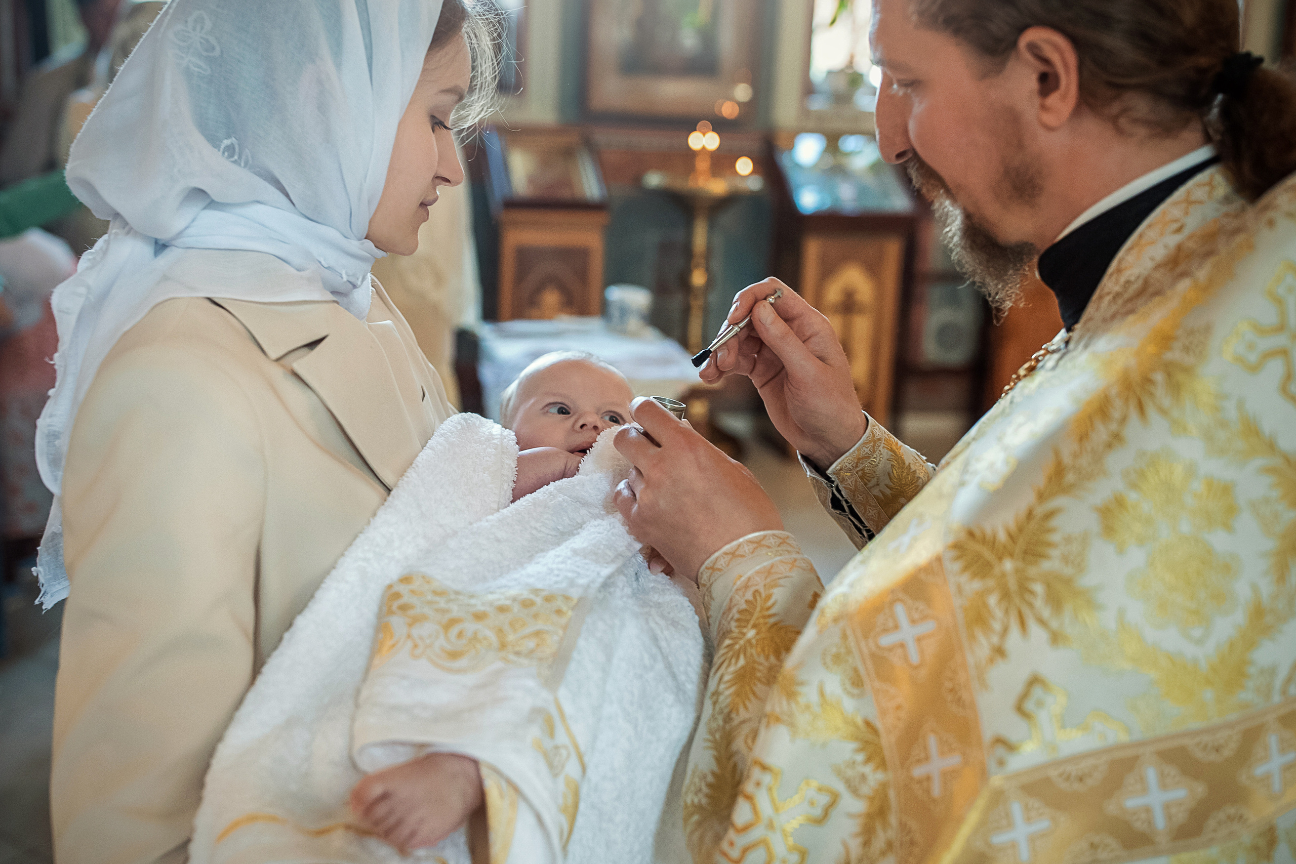 Крещение Иша и Лева. Гипнопсихолог, женский фотограф Ольга Парфентьева (Васанти)