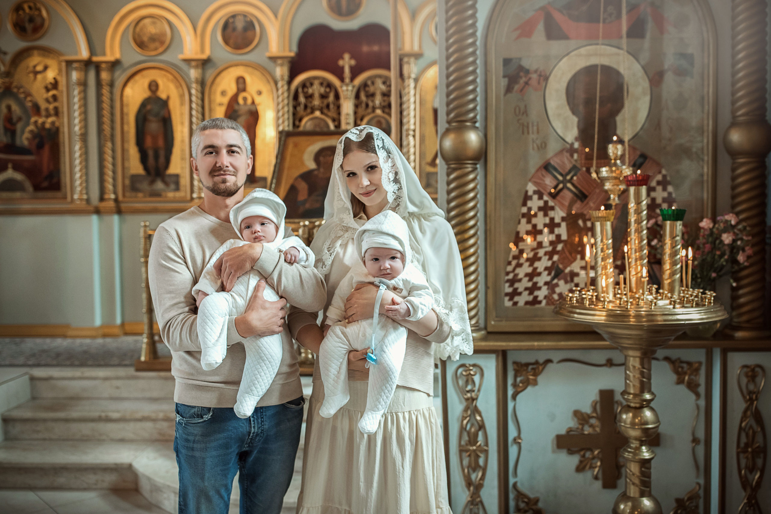 Крещение Иша и Лева. Гипнопсихолог, женский фотограф Ольга Парфентьева (Васанти)