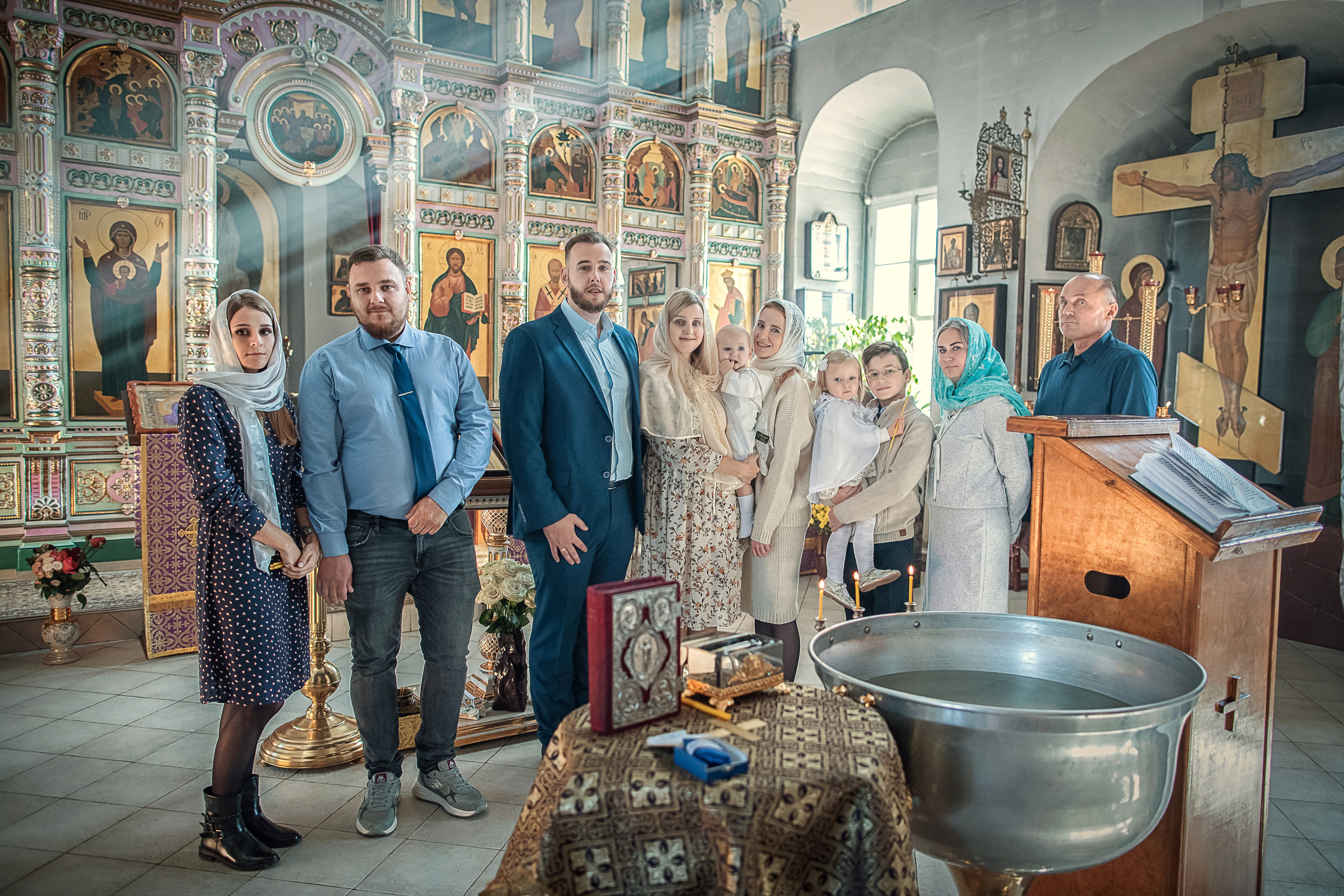 Крещение Даниил. Гипнопсихолог, женский фотограф Ольга Парфентьева (Васанти)