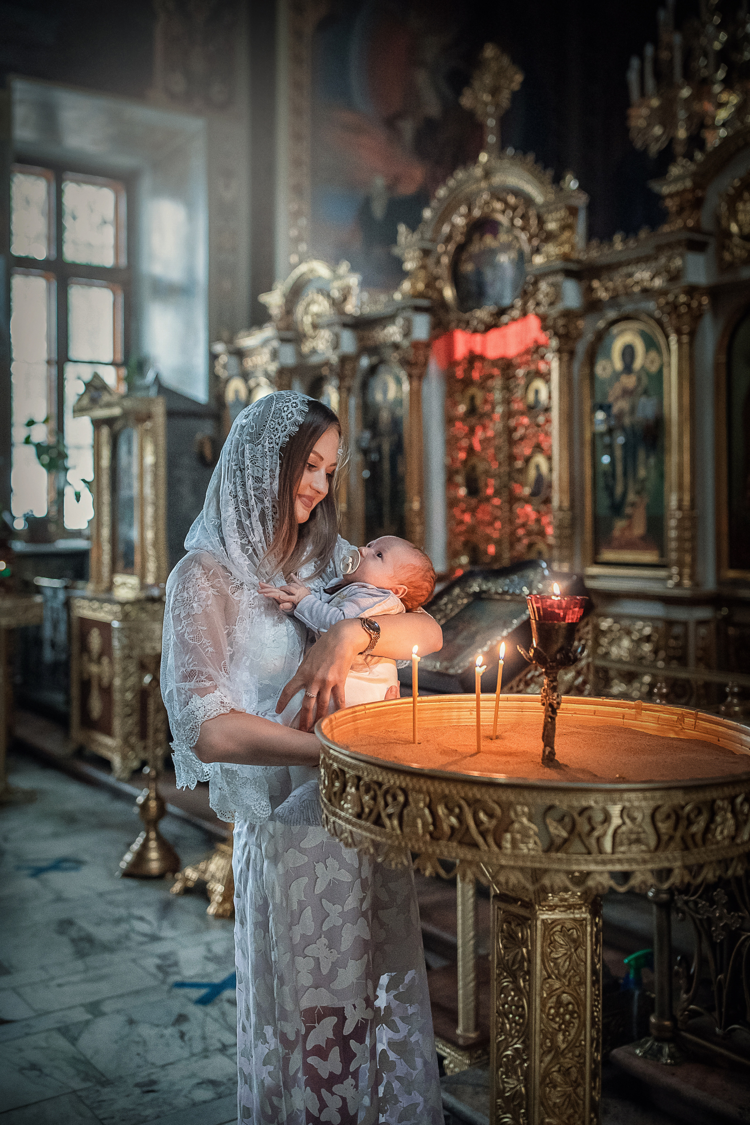 Крещение Святослав. Гипнопсихолог, женский фотограф Ольга Парфентьева (Васанти)