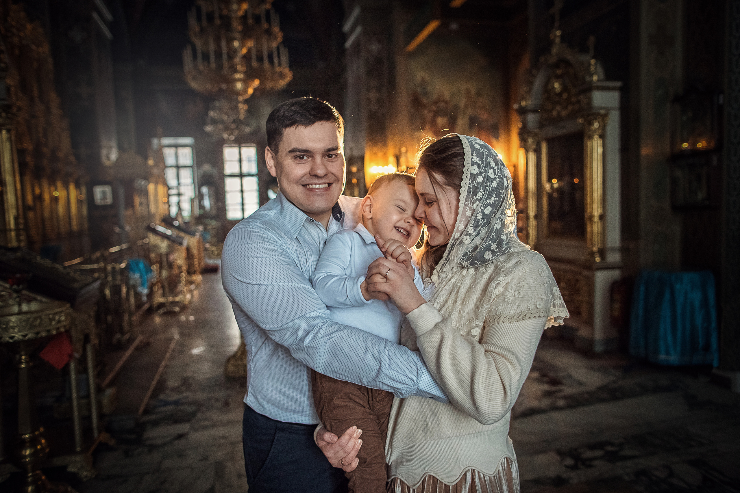 Крещение Дима. Гипнопсихолог, женский фотограф Ольга Парфентьева (Васанти)