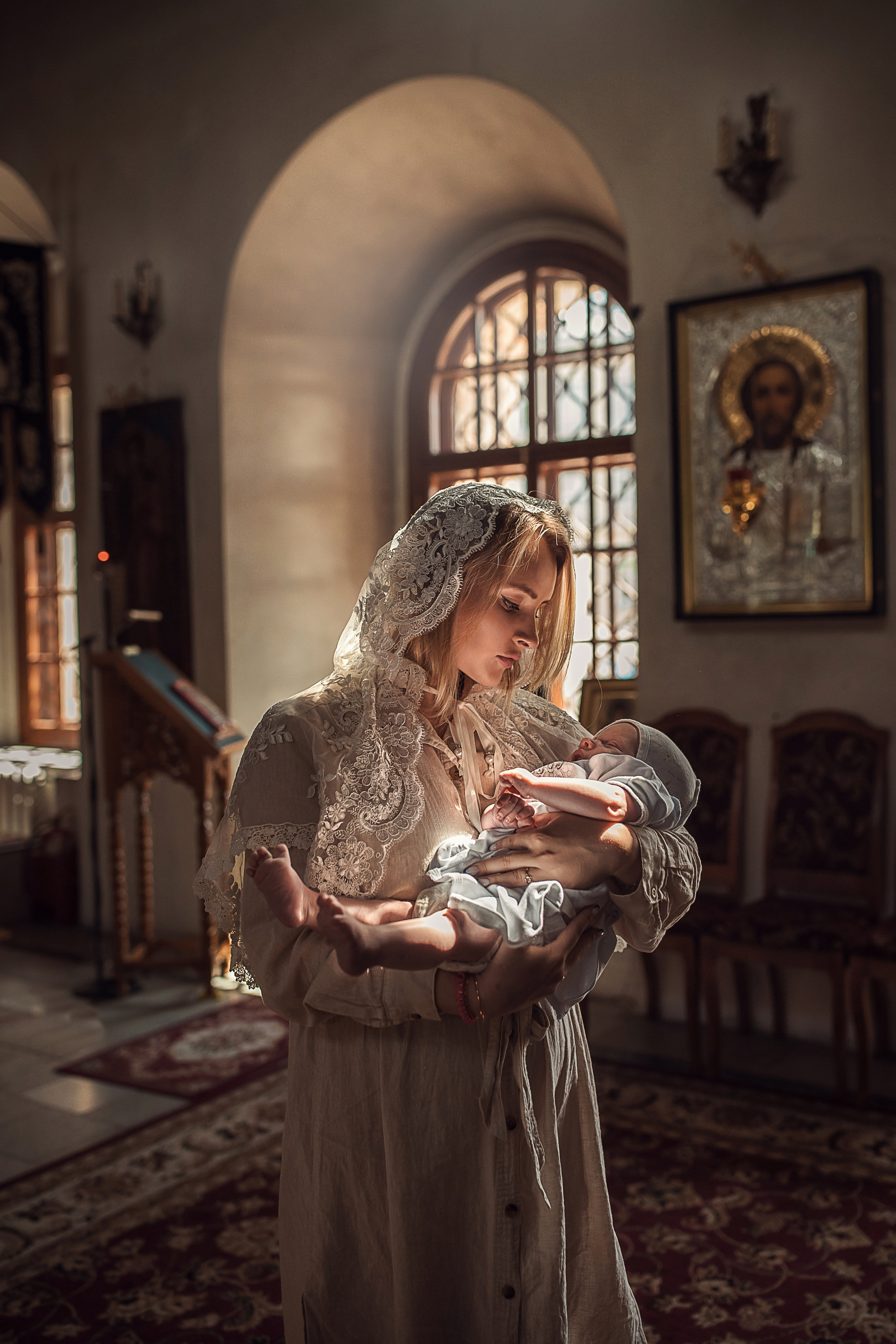 Крещение Даниил. Гипнопсихолог, женский фотограф Ольга Парфентьева (Васанти)