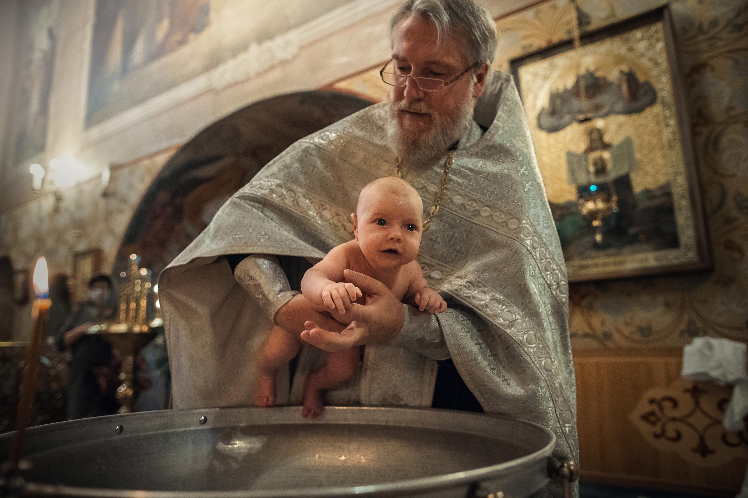 Крещение Лука. Гипнопсихолог, женский фотограф Ольга Парфентьева (Васанти)