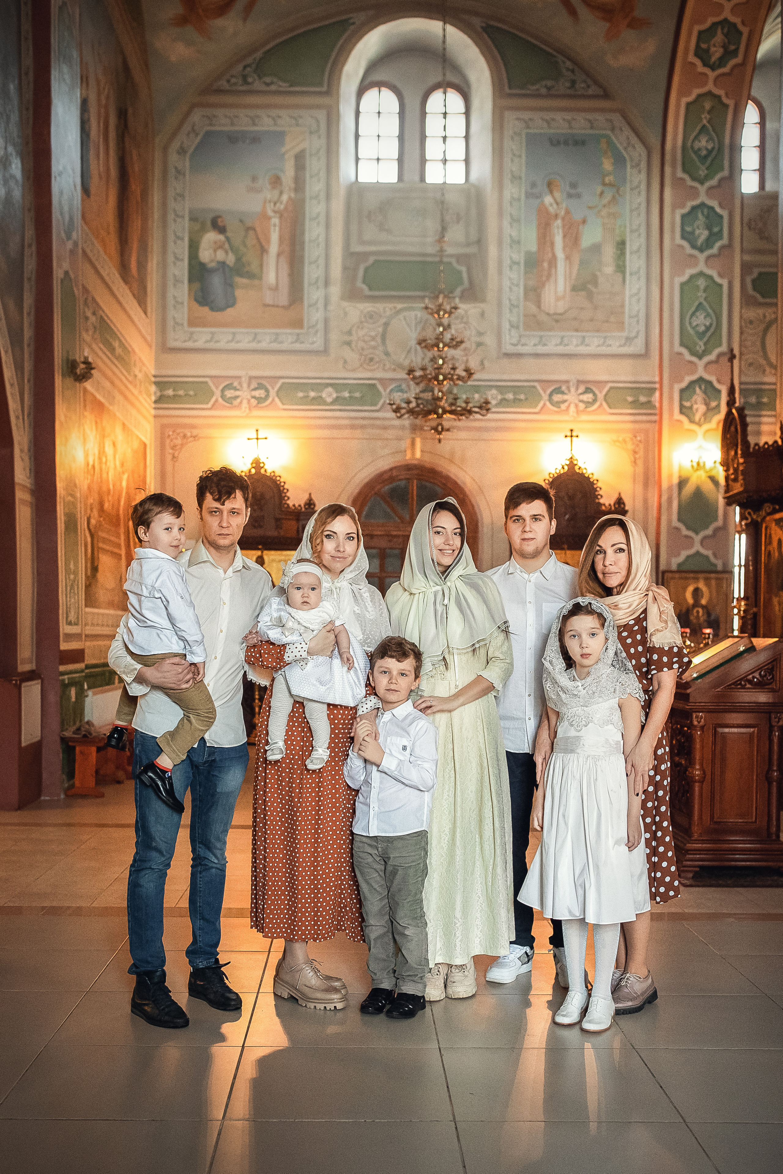 Крещение Серафима. Портретный фотограф, фотограф крещение Москва Ольга Parfoto