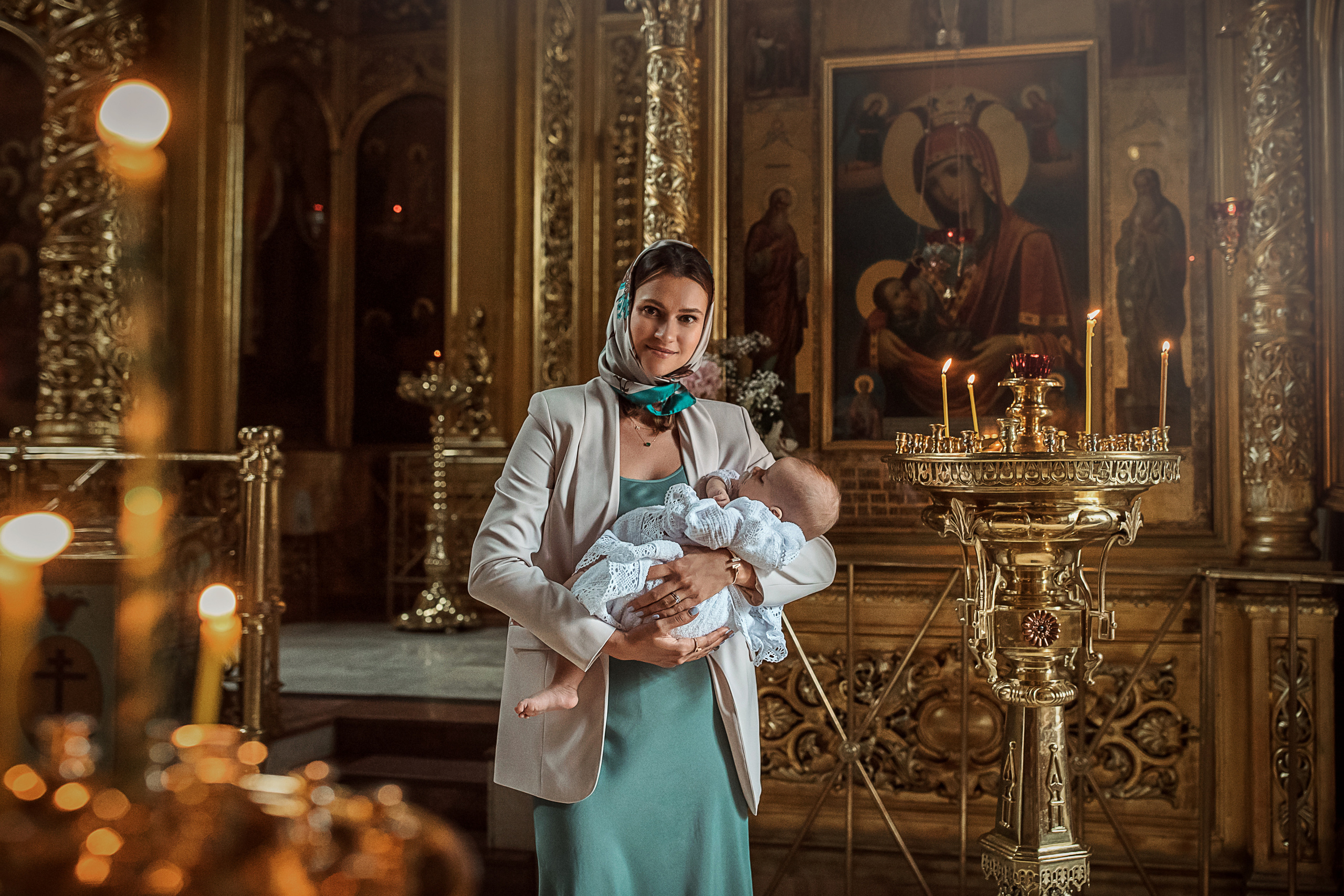 Крещение Мия. Гипнопсихолог, женский фотограф Ольга Парфентьева (Васанти)