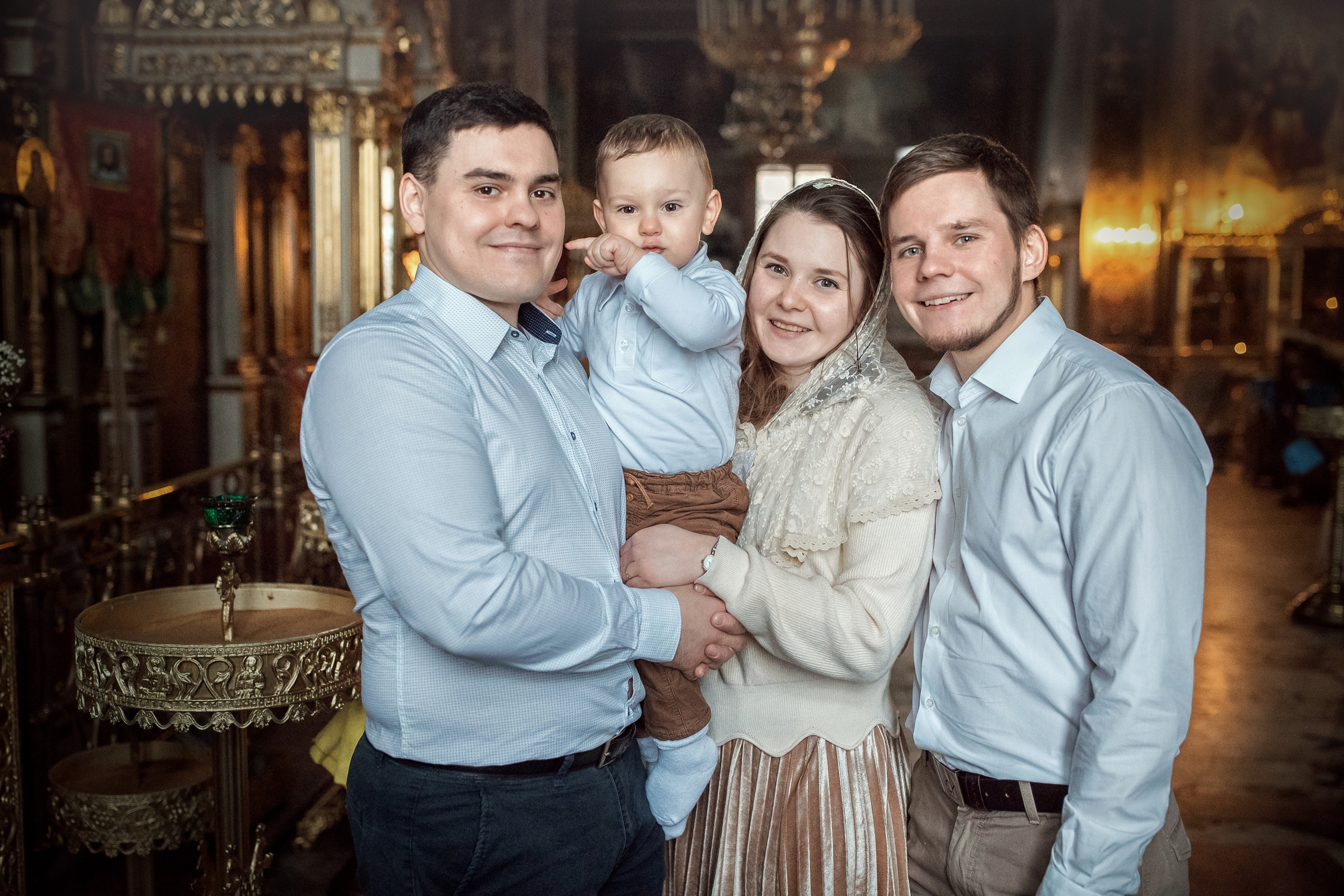 Крещение Дима. Гипнопсихолог, женский фотограф Ольга Парфентьева (Васанти)