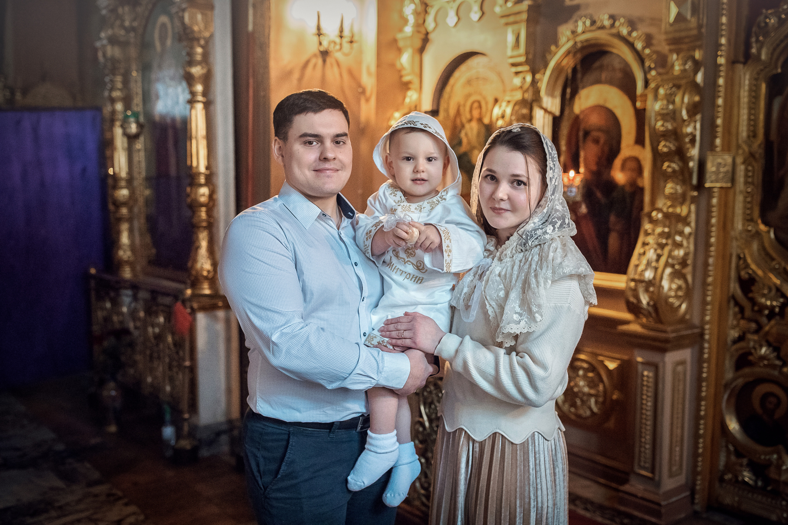 Крещение Дима. Гипнопсихолог, женский фотограф Ольга Парфентьева (Васанти)