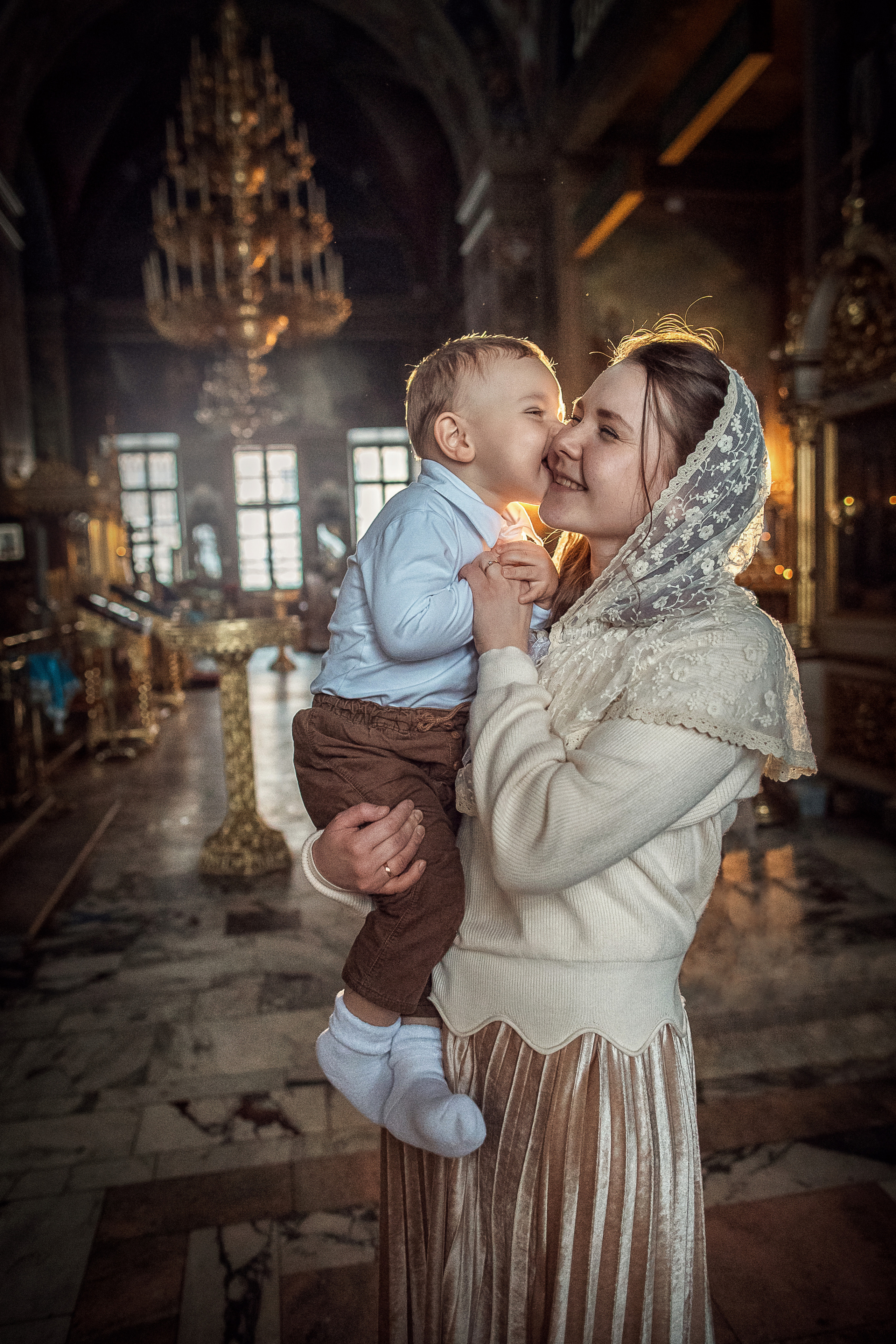 Крещение Дима. Гипнопсихолог, женский фотограф Ольга Парфентьева (Васанти)