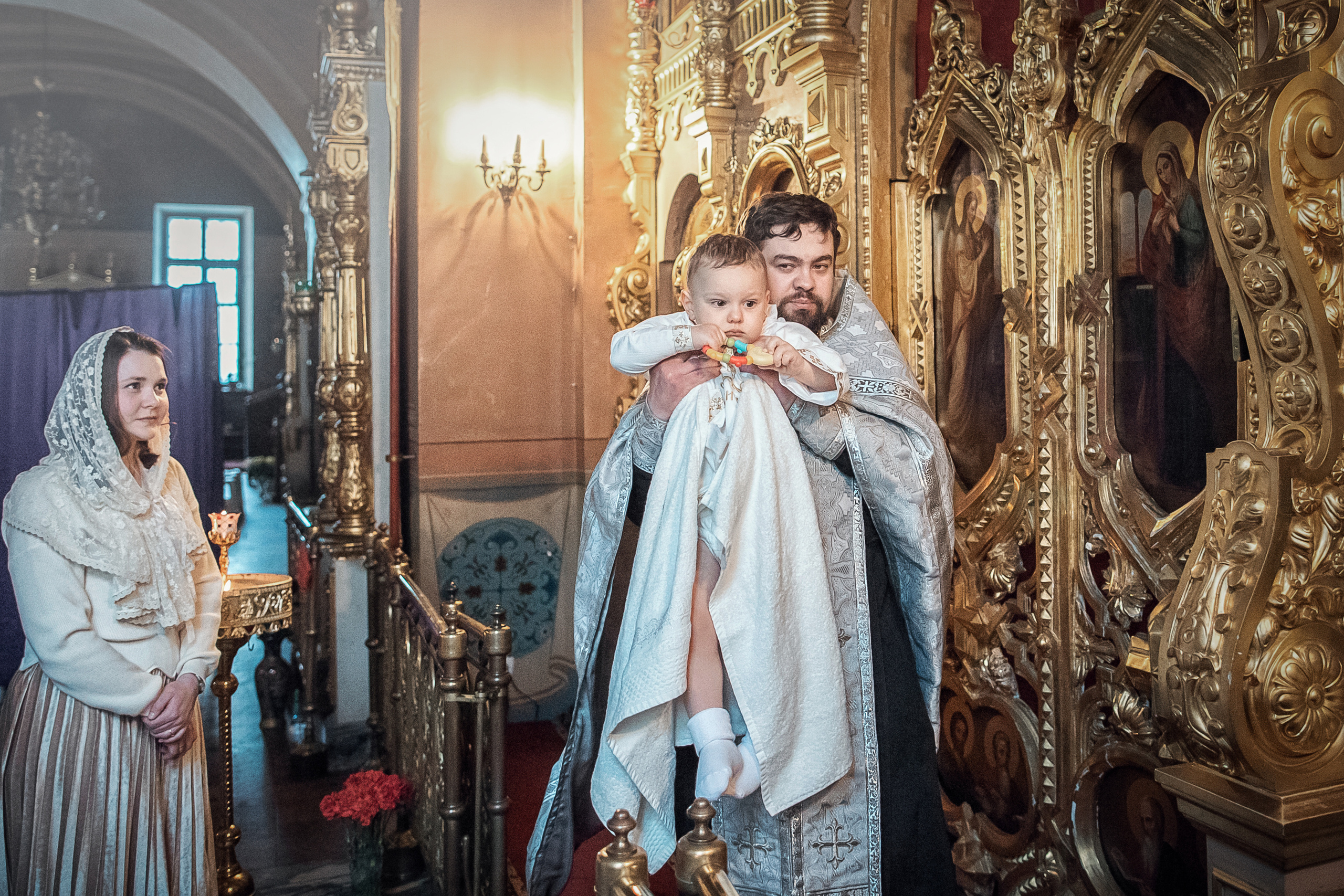 Крещение Дима. Гипнопсихолог, женский фотограф Ольга Парфентьева (Васанти)