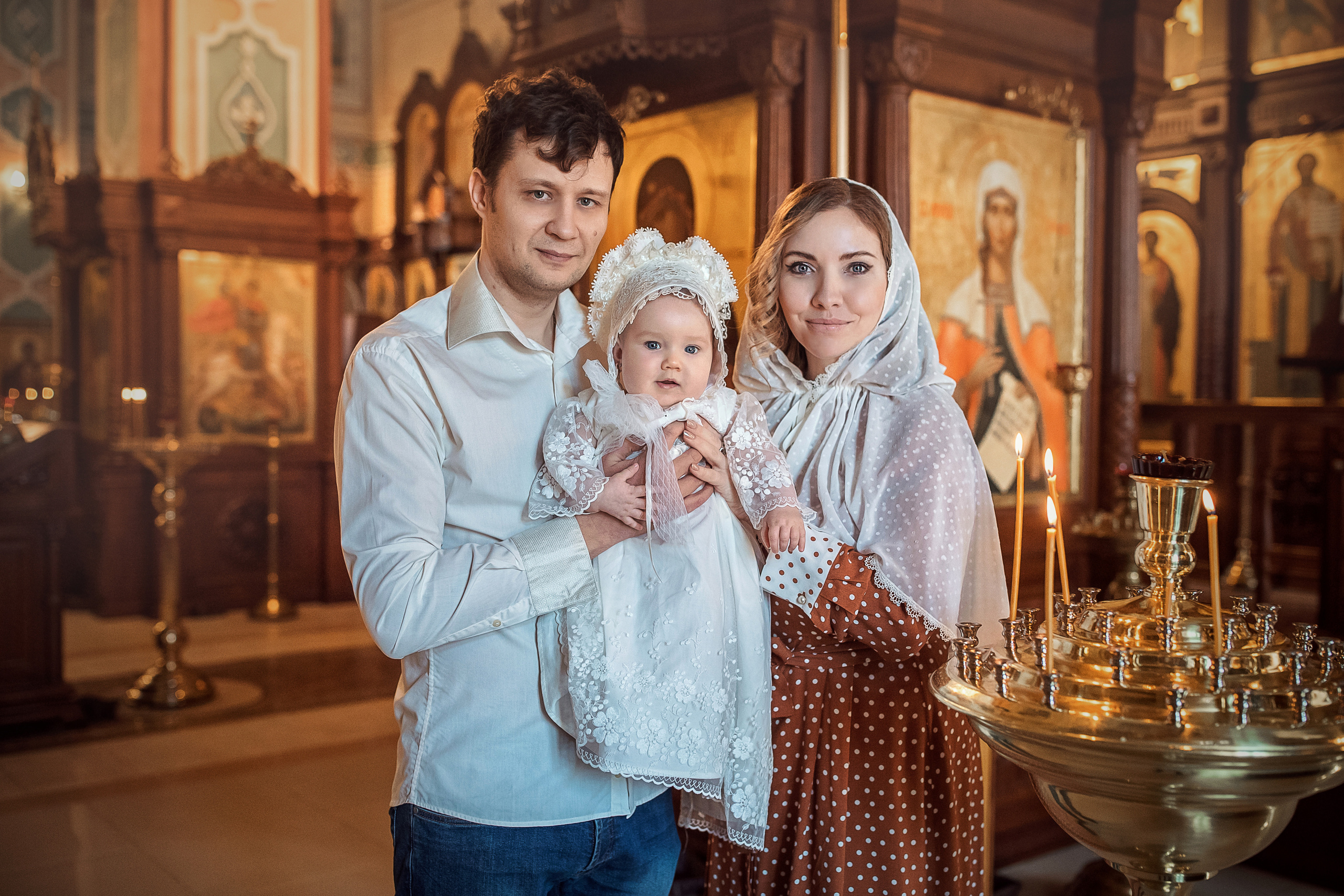 Крещение Серафима. Портретный фотограф, фотограф крещение Москва Ольга Parfoto