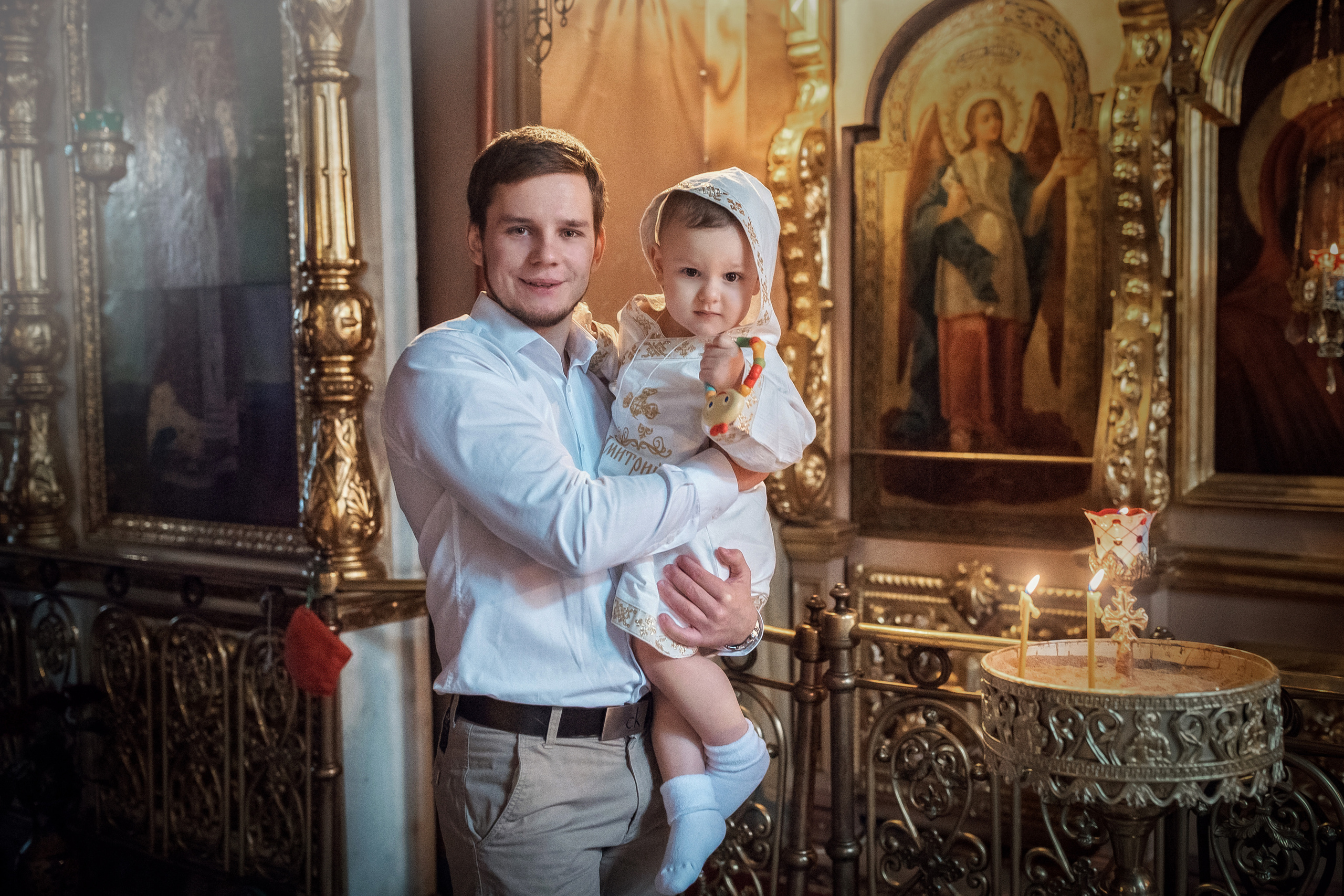 Крещение Дима. Гипнопсихолог, женский фотограф Ольга Парфентьева (Васанти)