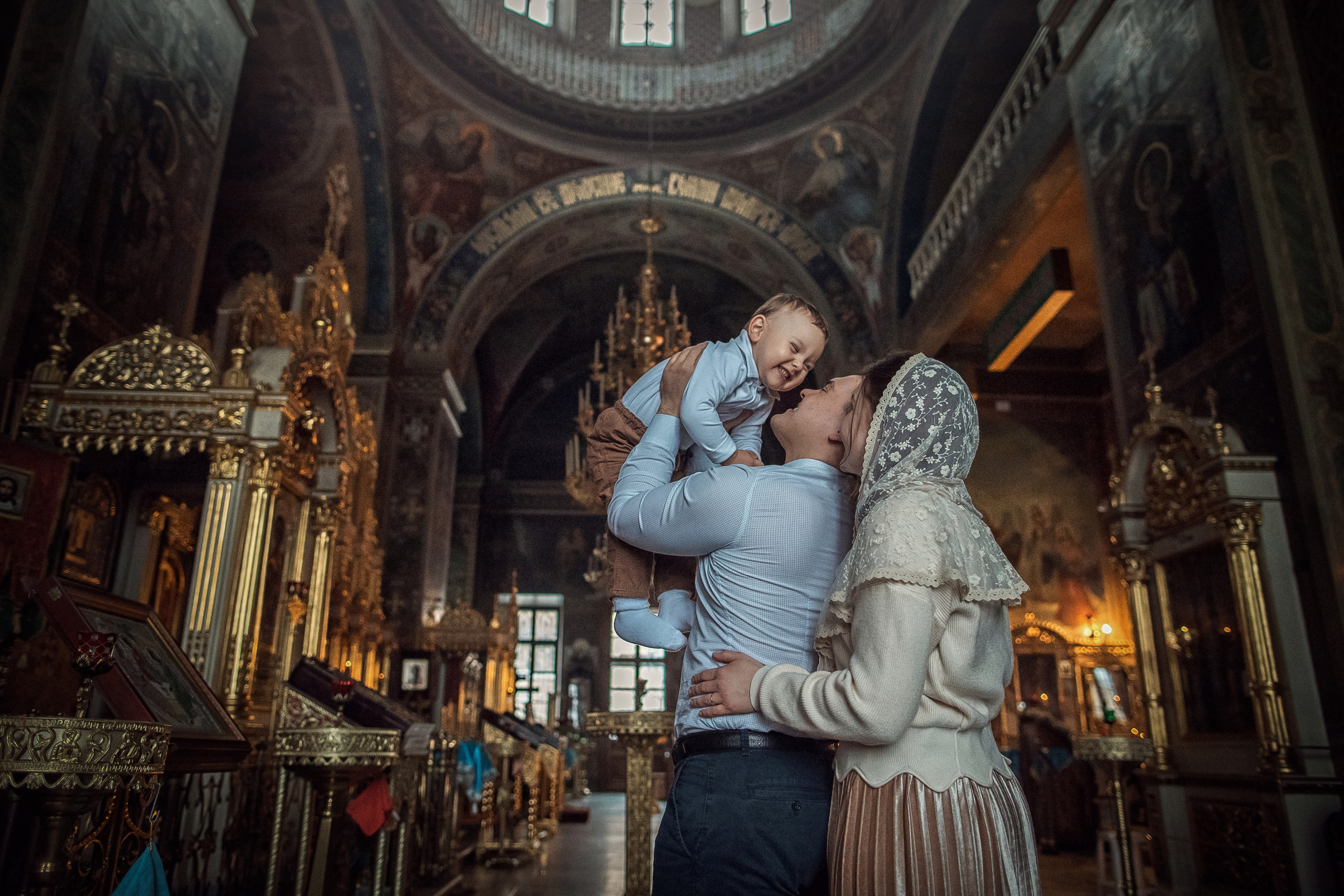 Крещение Дима. Гипнопсихолог, женский фотограф Ольга Парфентьева (Васанти)