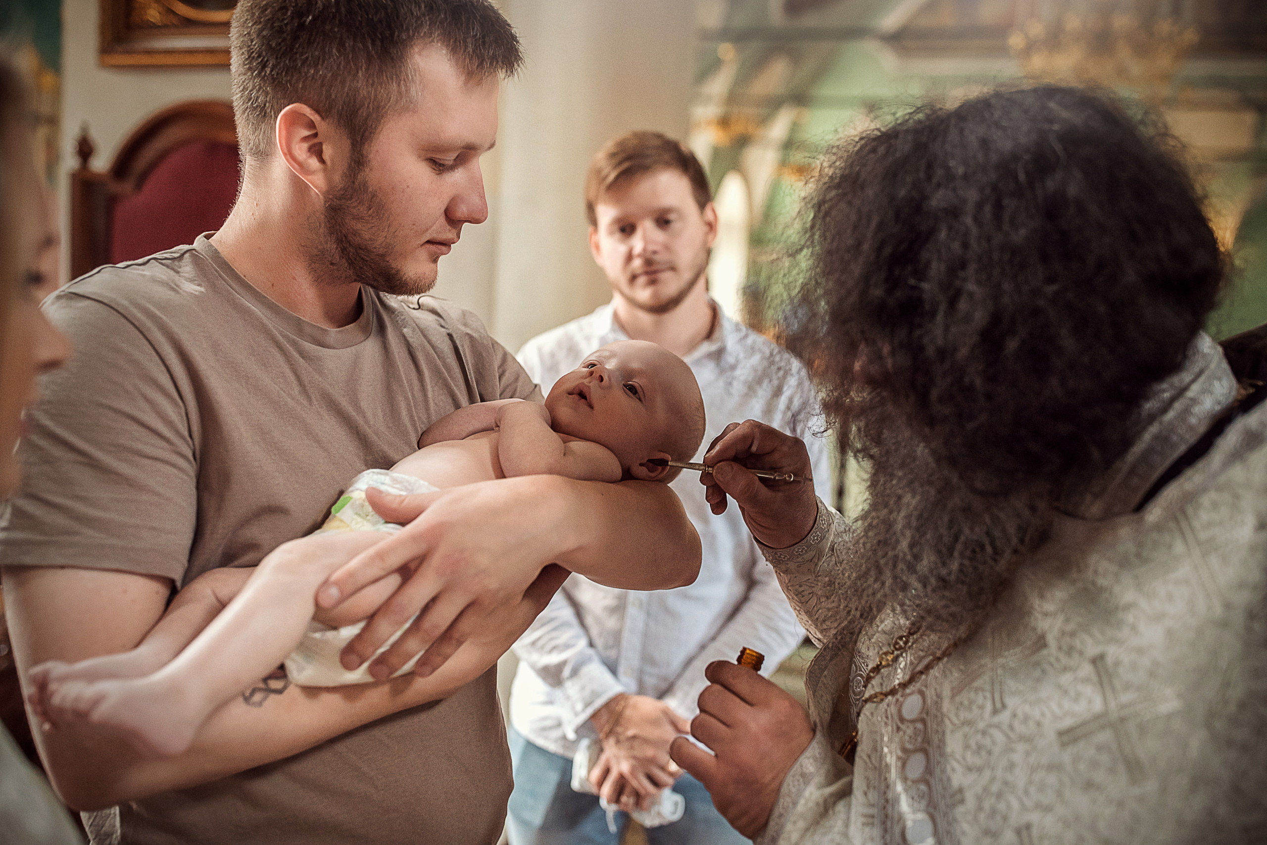 Крещение Даниил. Гипнопсихолог, женский фотограф Ольга Парфентьева (Васанти)