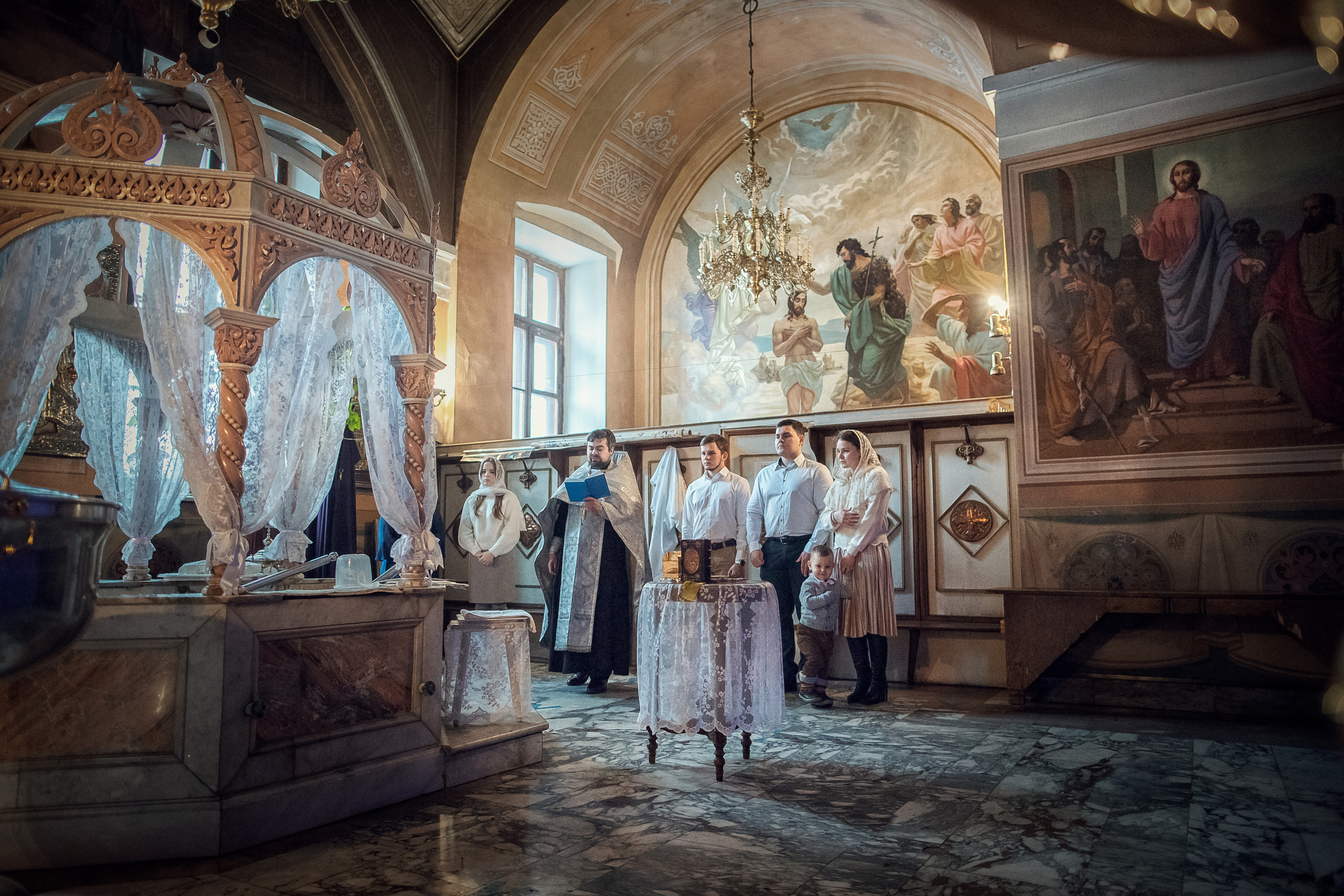 Крещение Дима. Гипнопсихолог, женский фотограф Ольга Парфентьева (Васанти)