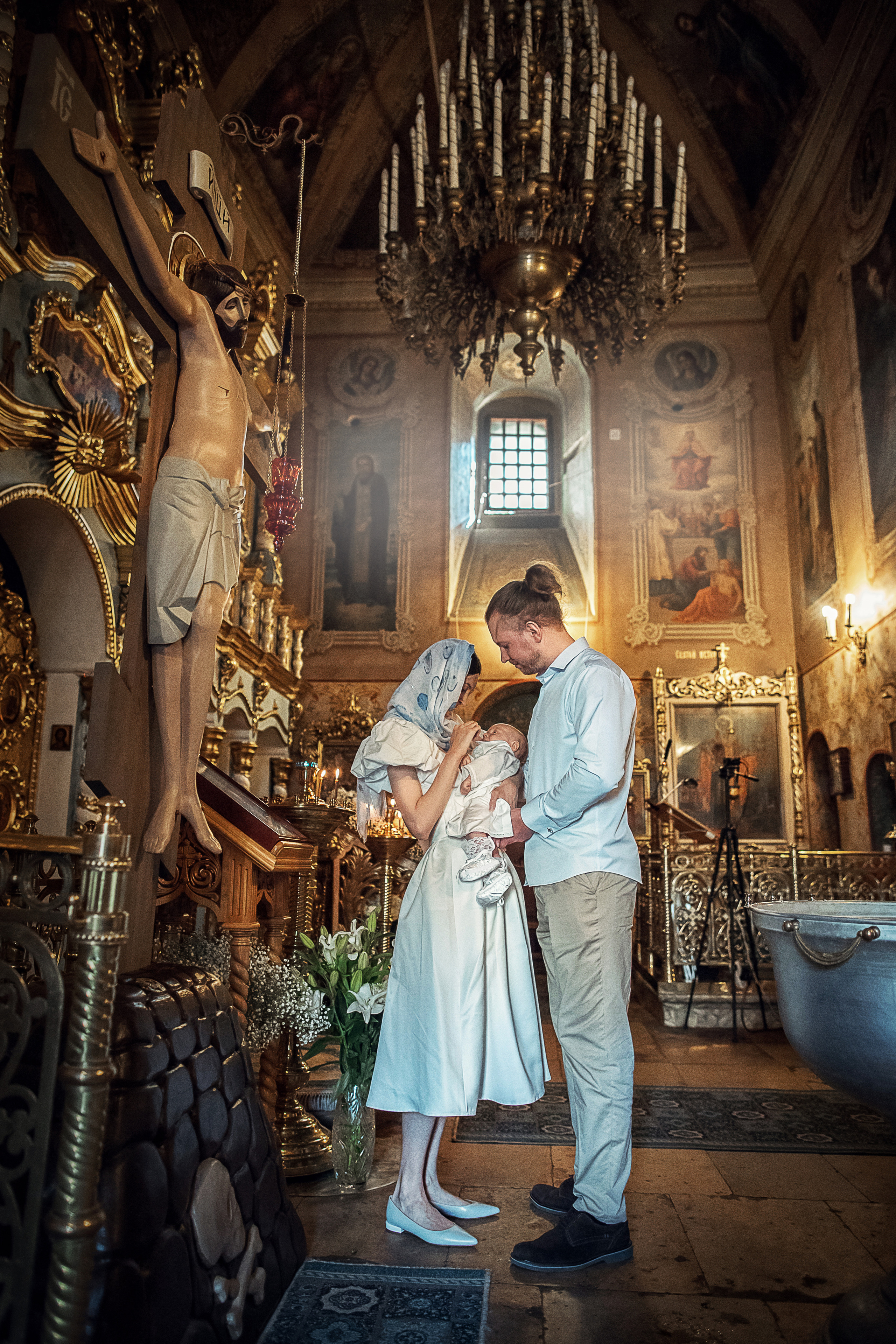 Крещение Лука. Гипнопсихолог, женский фотограф Ольга Парфентьева (Васанти)