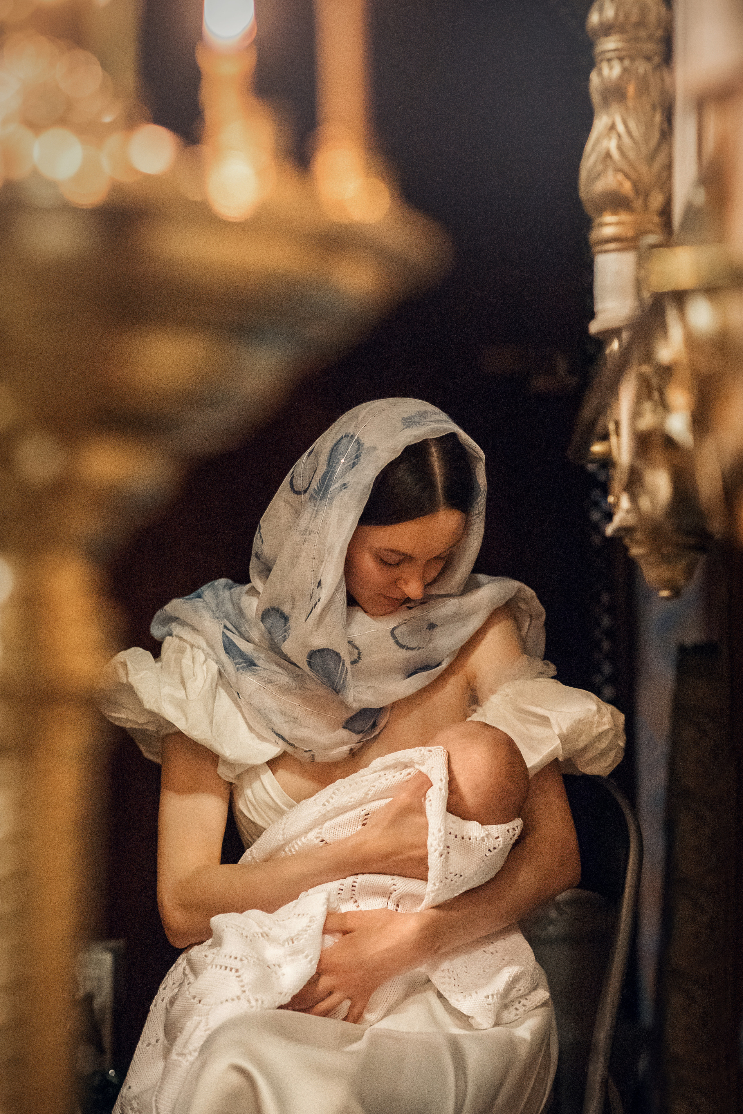 Крещение Лука. Гипнопсихолог, женский фотограф Ольга Парфентьева (Васанти)