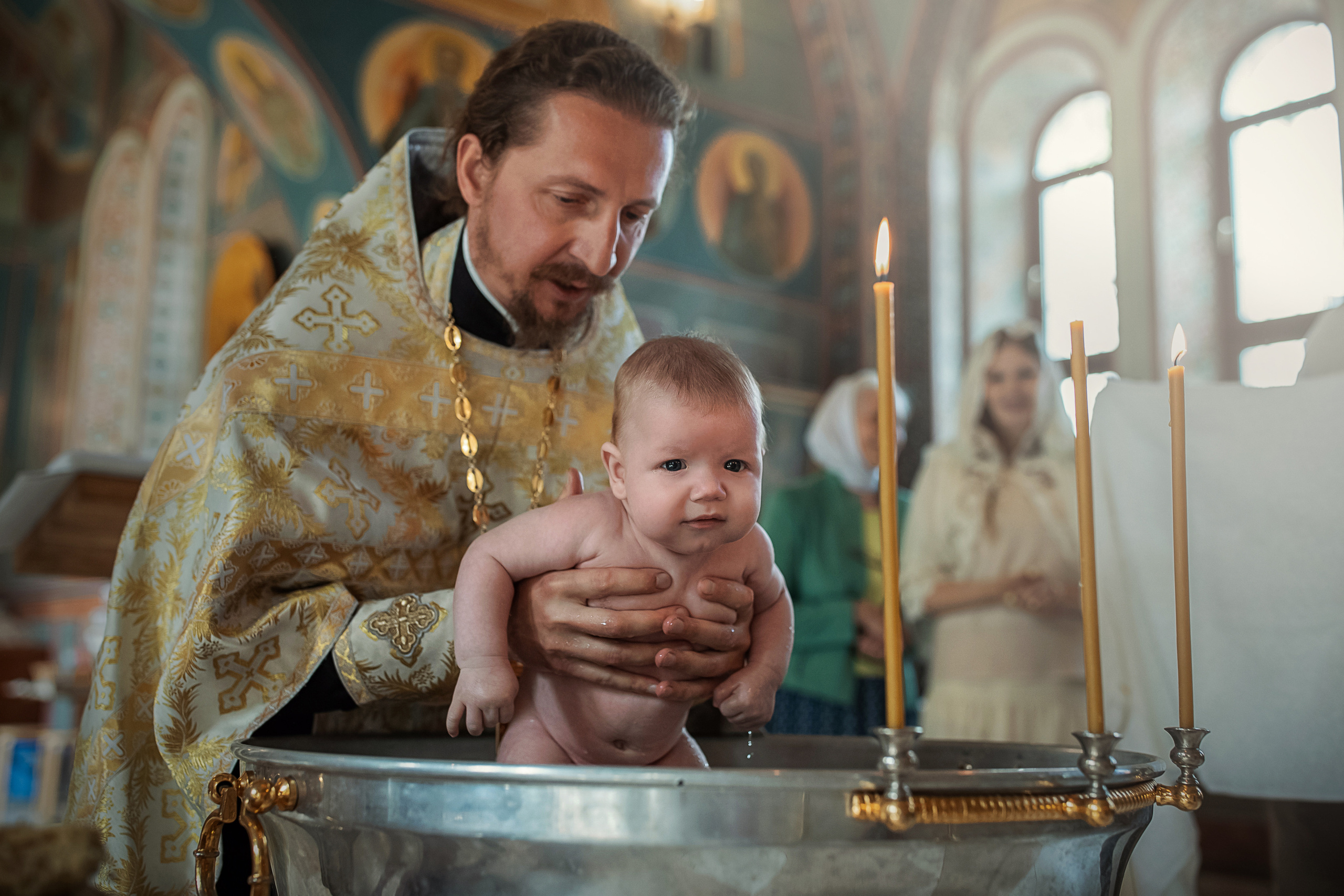Крещение Иша и Лева. Гипнопсихолог, женский фотограф Ольга Парфентьева (Васанти)