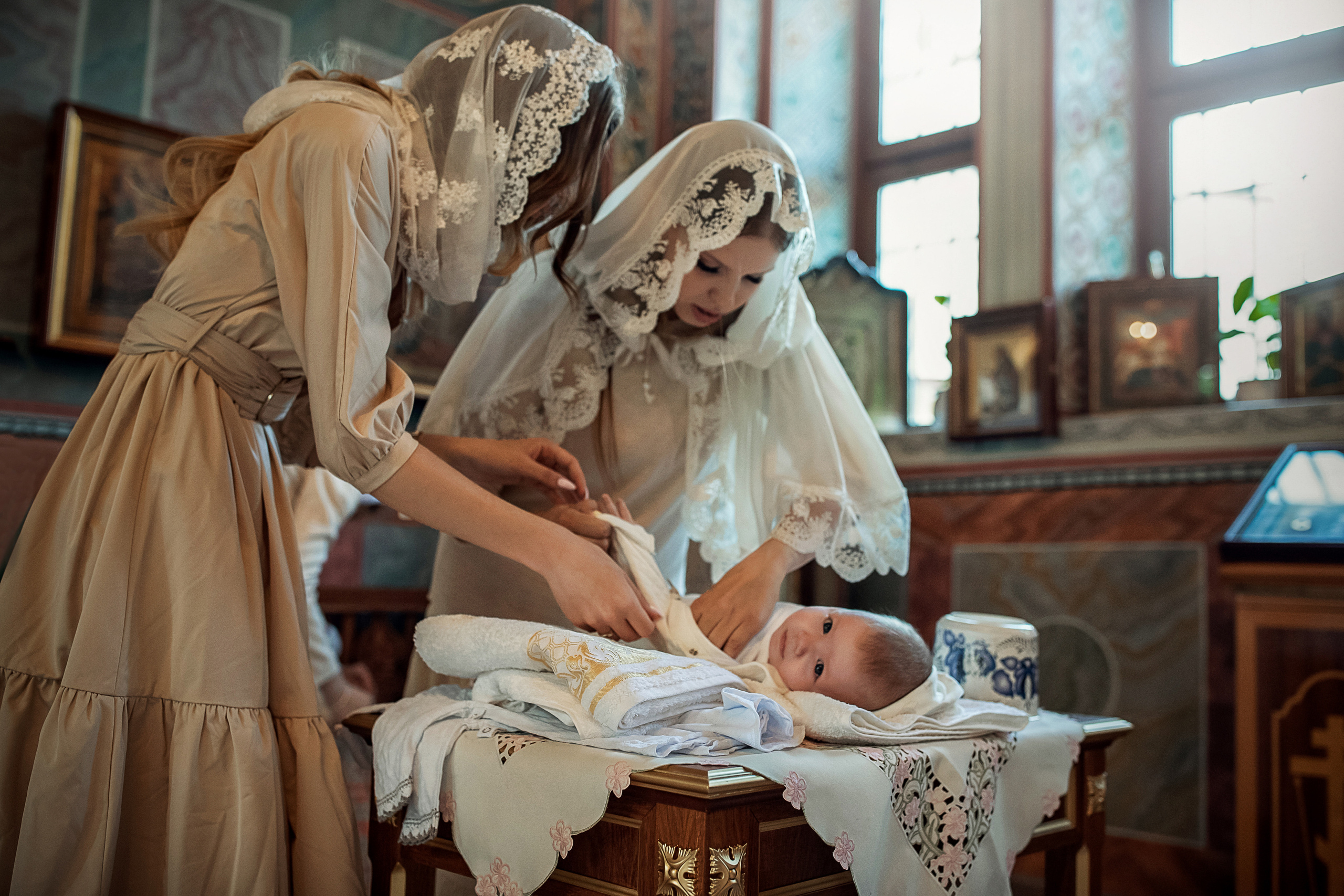 Крещение Иша и Лева. Гипнопсихолог, женский фотограф Ольга Парфентьева (Васанти)